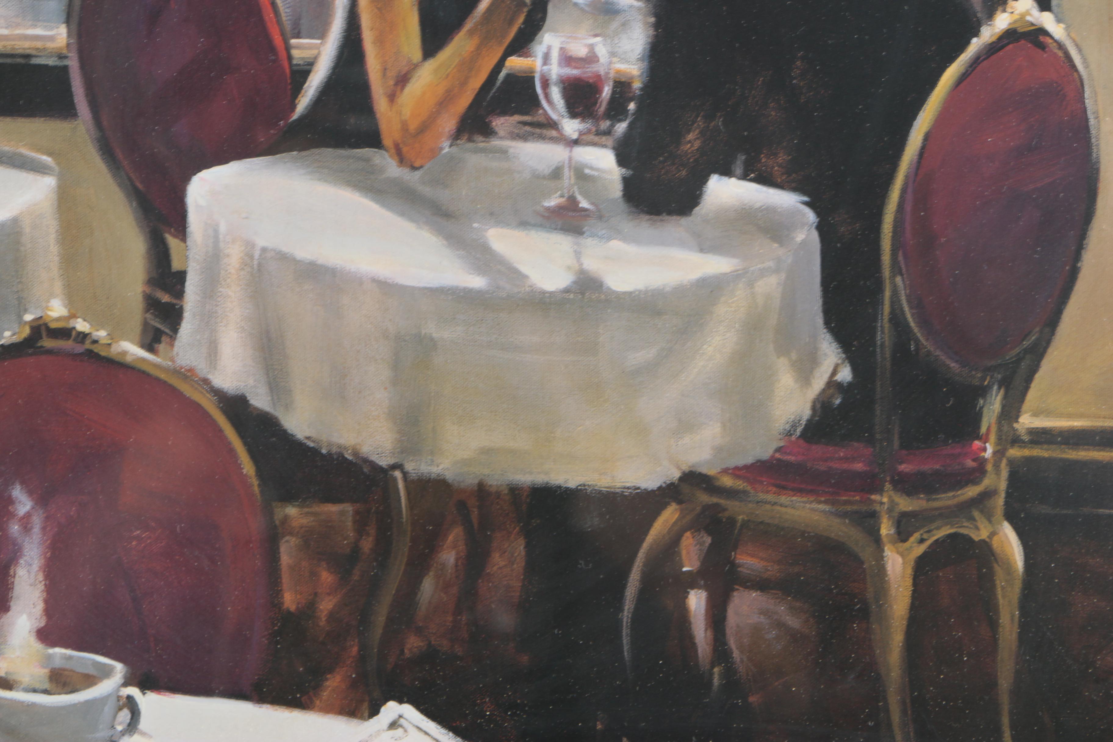Framed Offset Lithograph After Brent Heighton "After Hours"