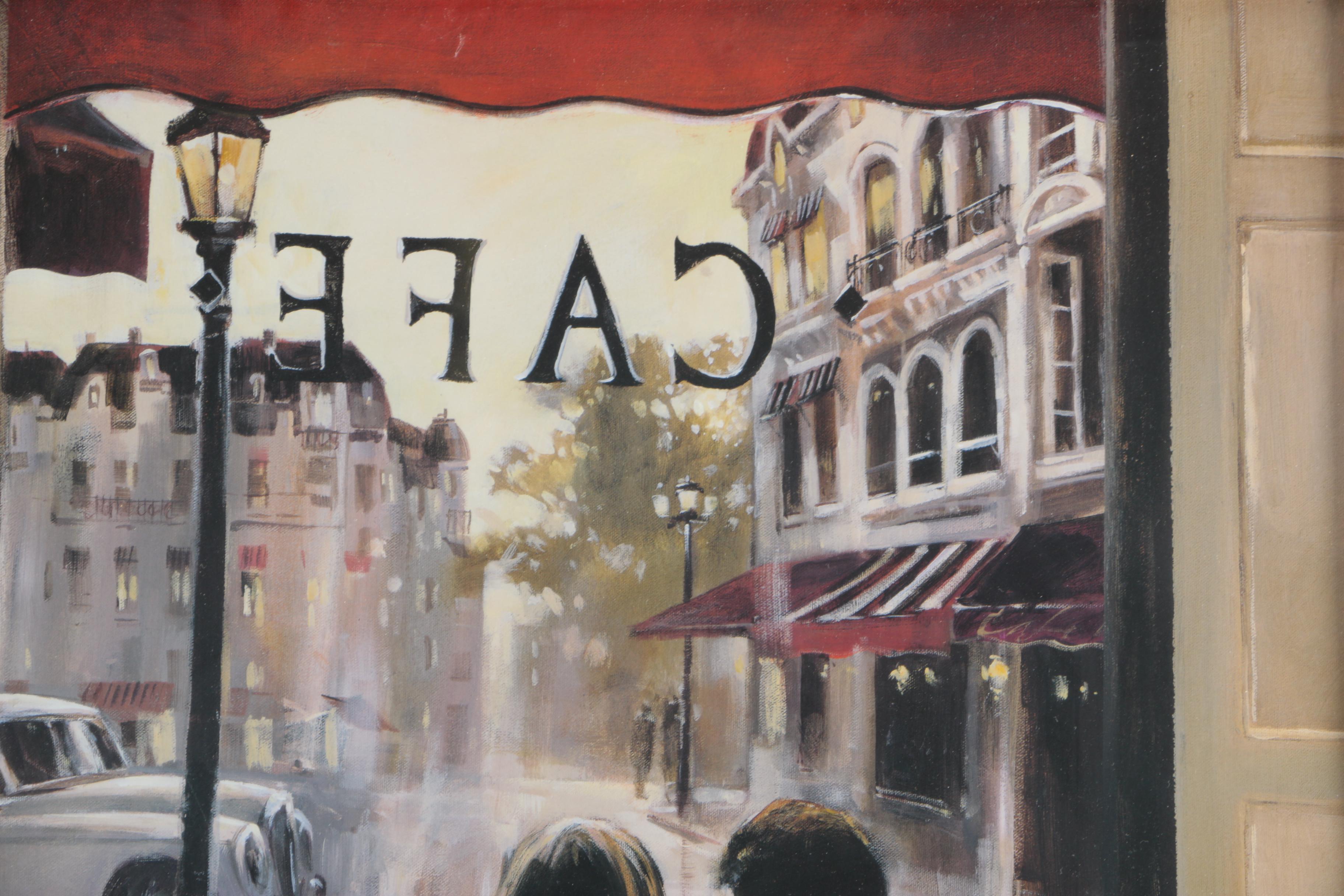 Framed Offset Lithograph After Brent Heighton "After Hours"