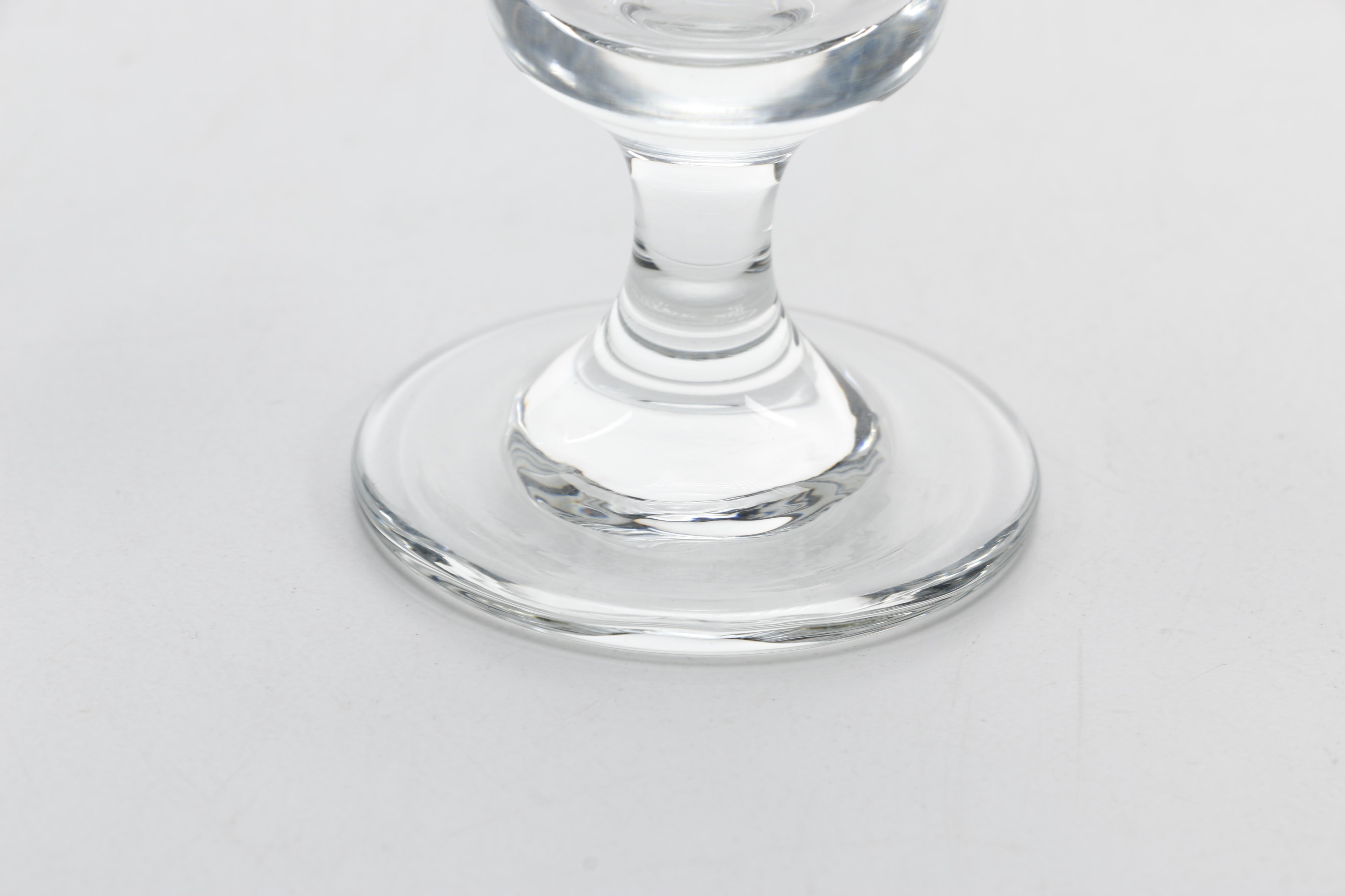 Collection of Crystal Cordial Glasses