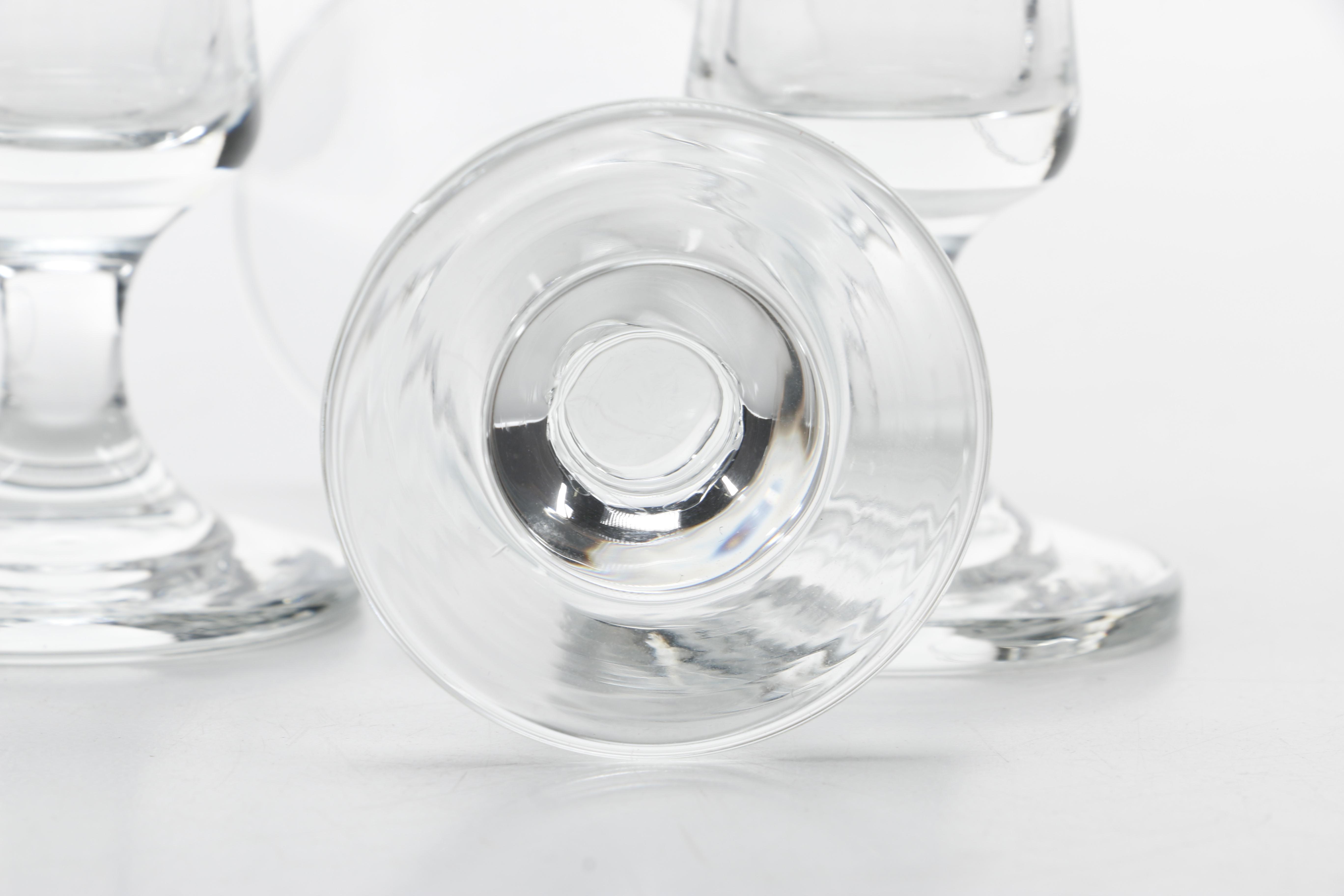 Collection of Crystal Cordial Glasses