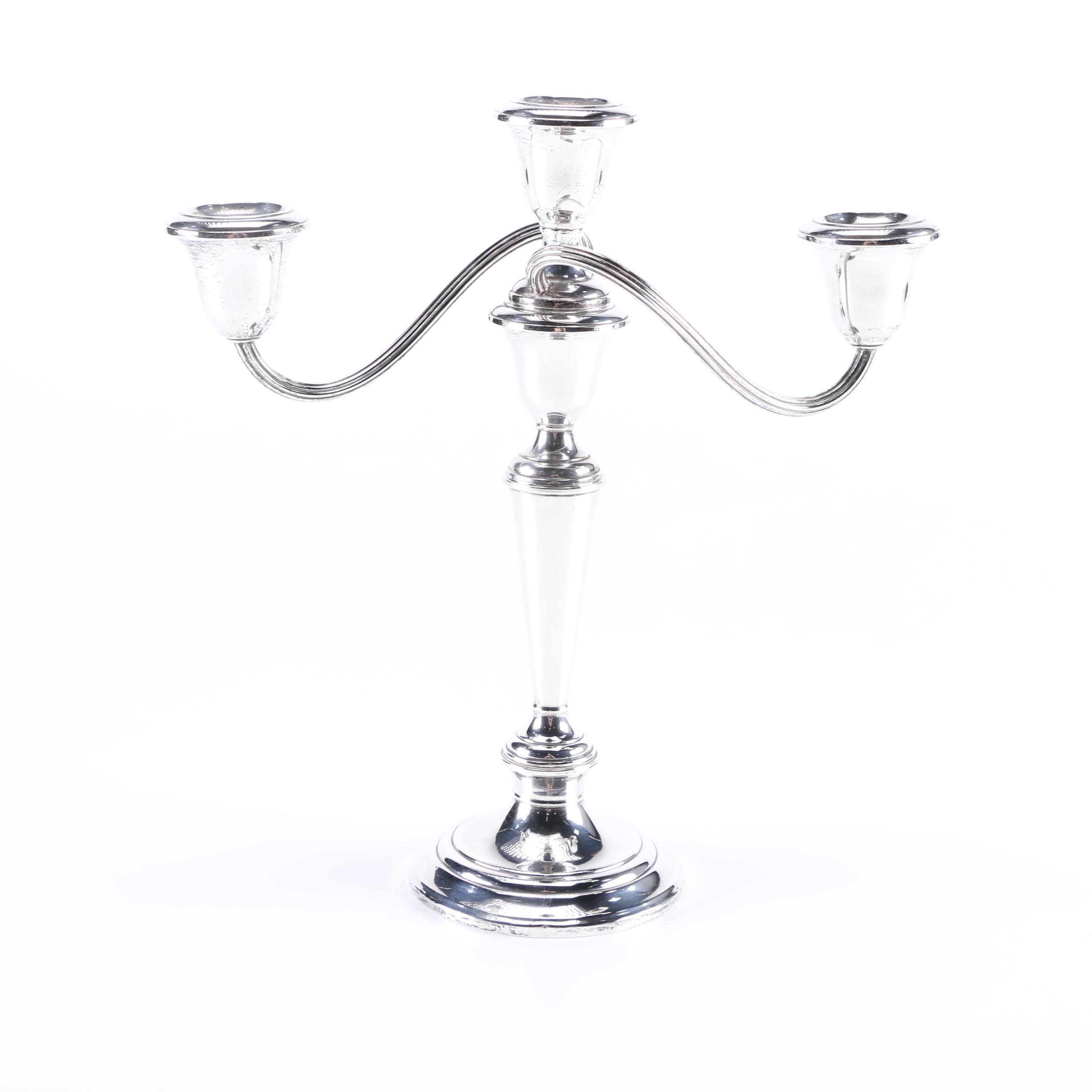 Gorham "Puritan" Weighted Sterling Candelabrum