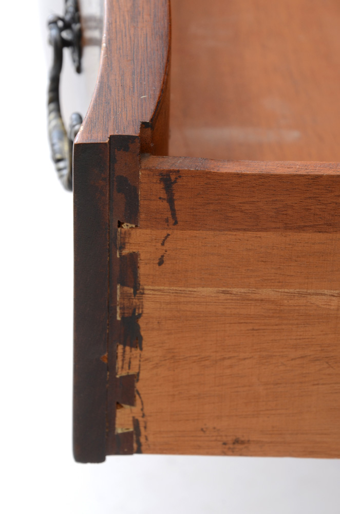 Mahogany Serving Cart with Drop-Leaves