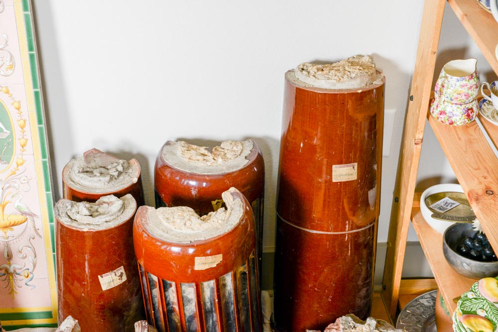 Antique European Glazed Terra Cotta Architectural Moldings