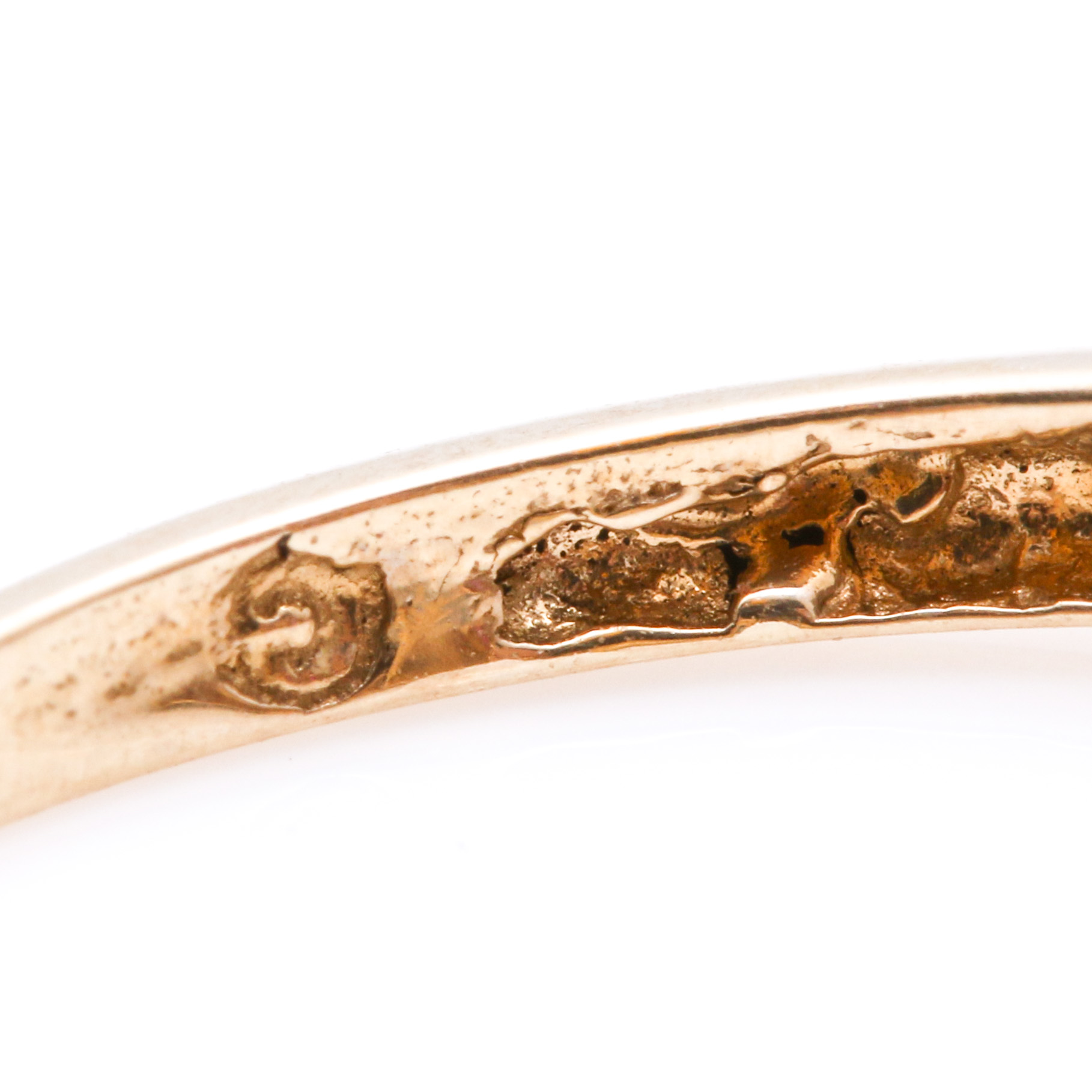 10K Yellow Gold Gemstone and Diamond Rings