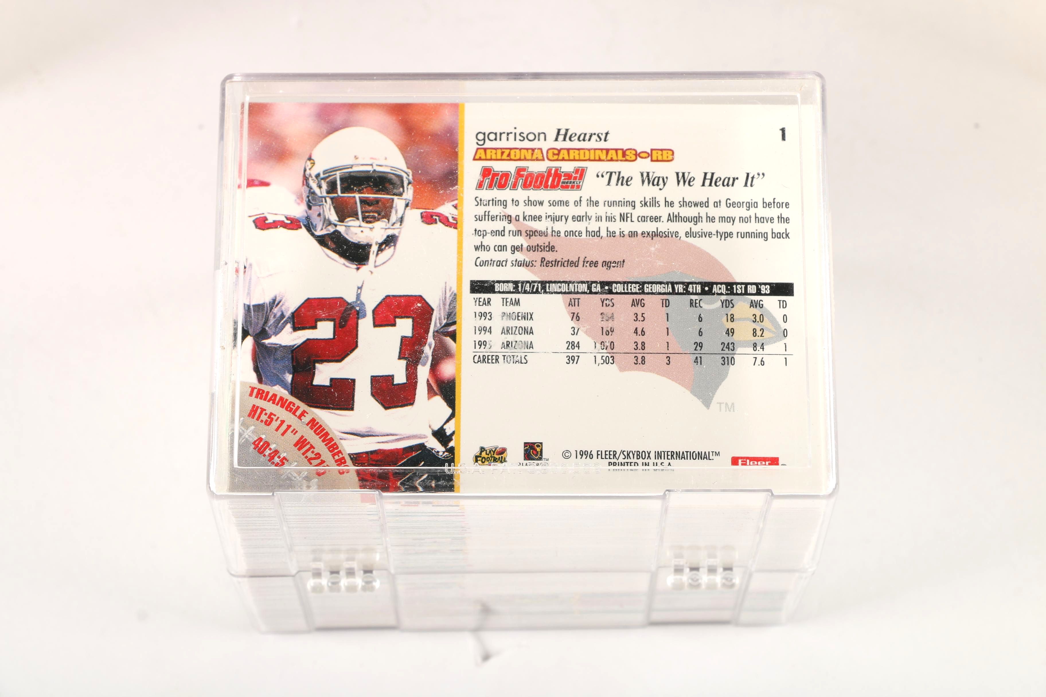 Collection of Football Card Sets