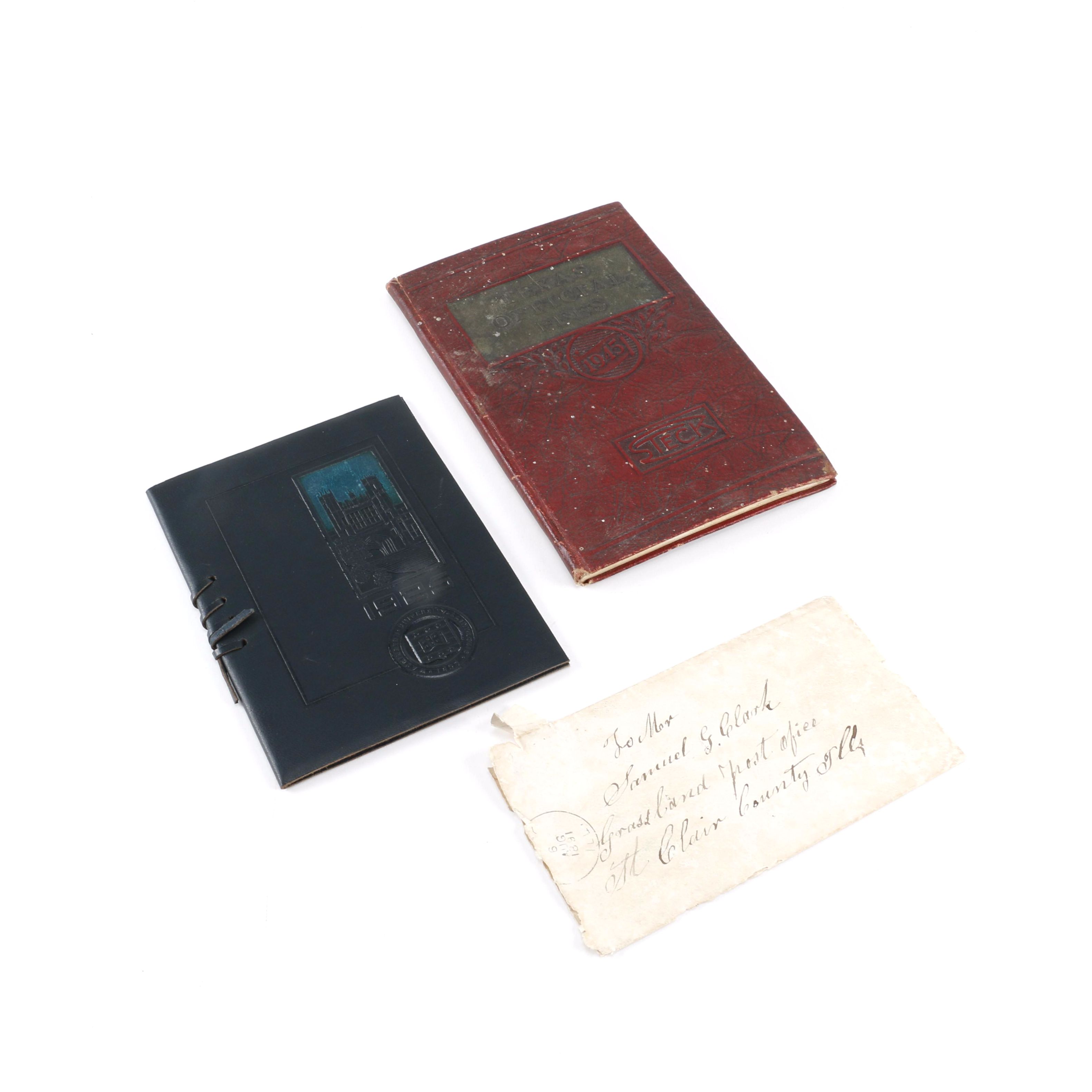 Vintage Ephemera including Washington University Commencement Program