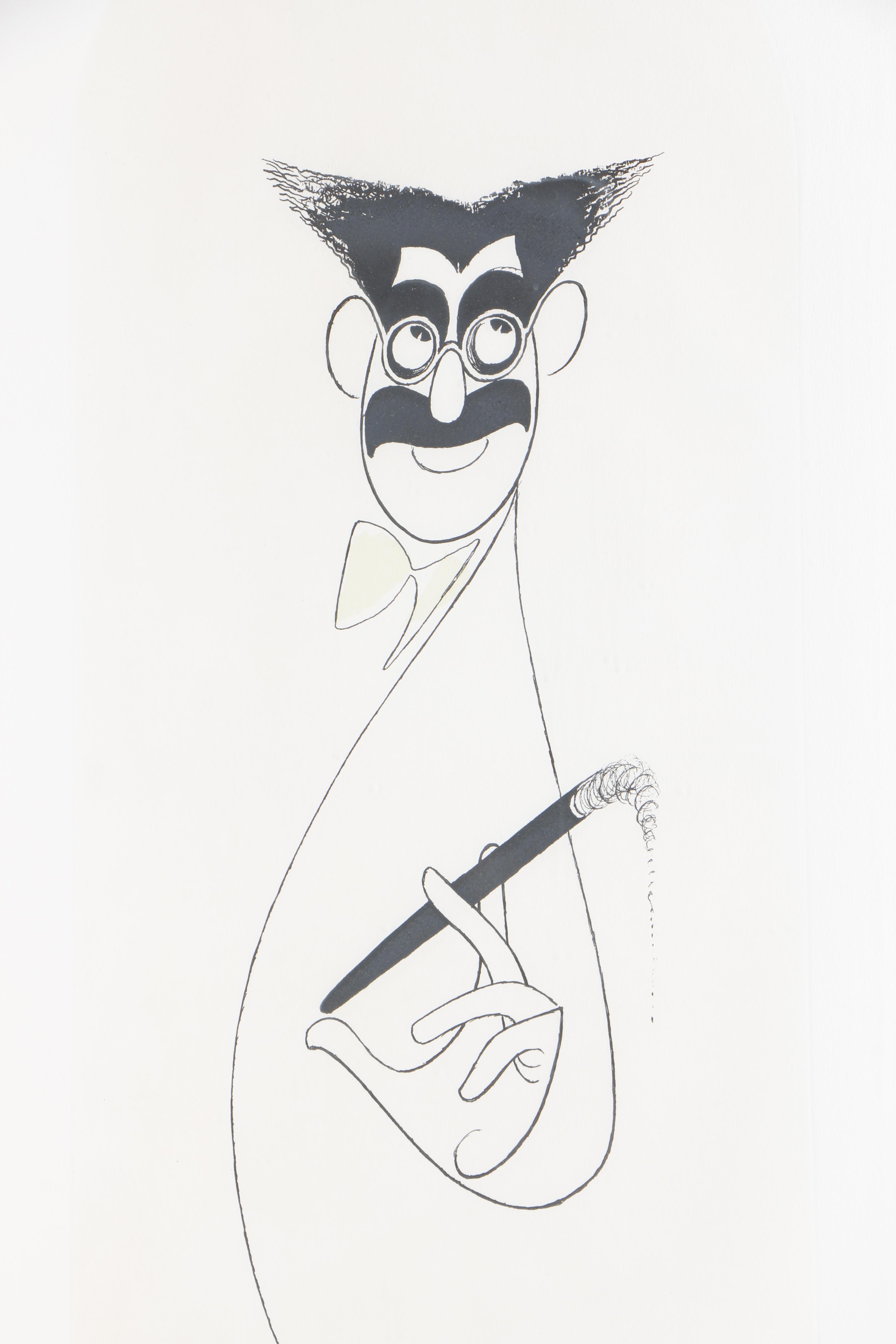 Al Hirschfeld Limited Edition Lithograph "Groucho Marx"
