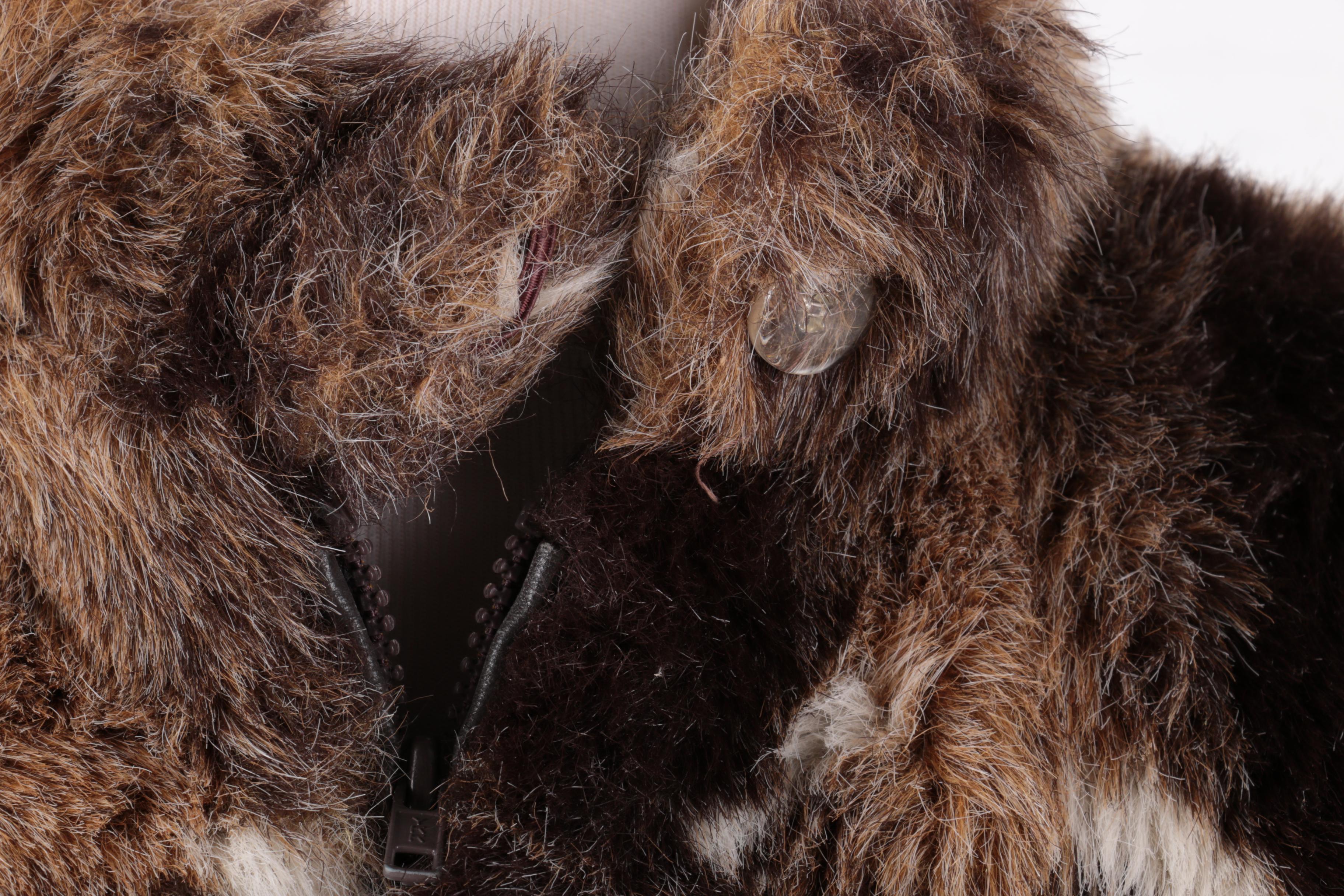 Vintage Jordache Faux Fur Coat