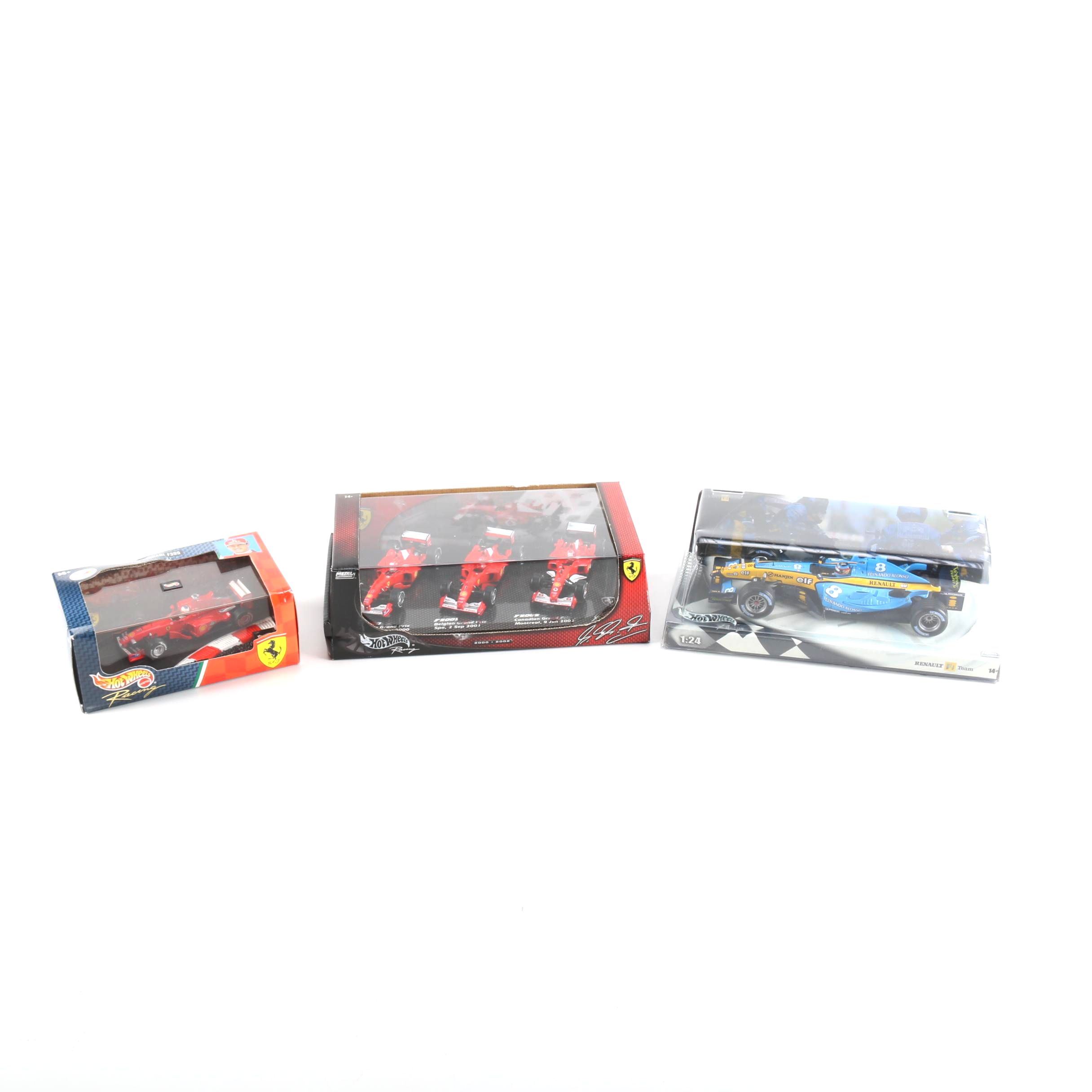 Hot Wheels Formula 1 Car Collection Including a 1:24 Scale Renault