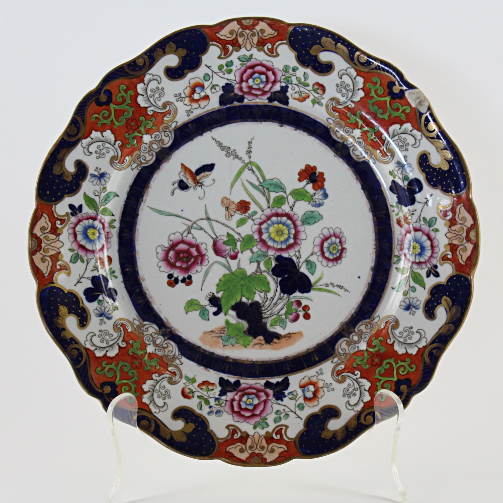 Antique Ashworth Ironstone Plate