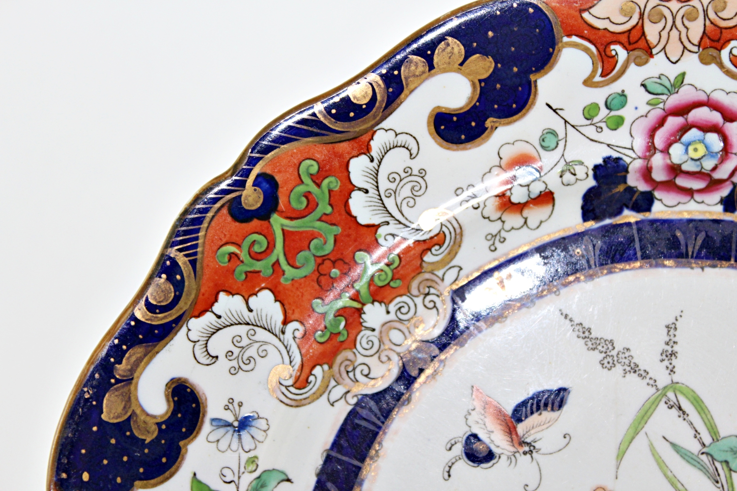 Antique Ashworth Ironstone Plate