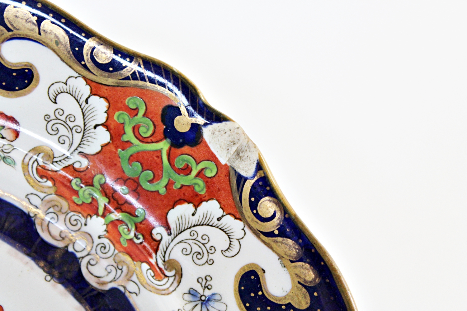 Antique Ashworth Ironstone Plate