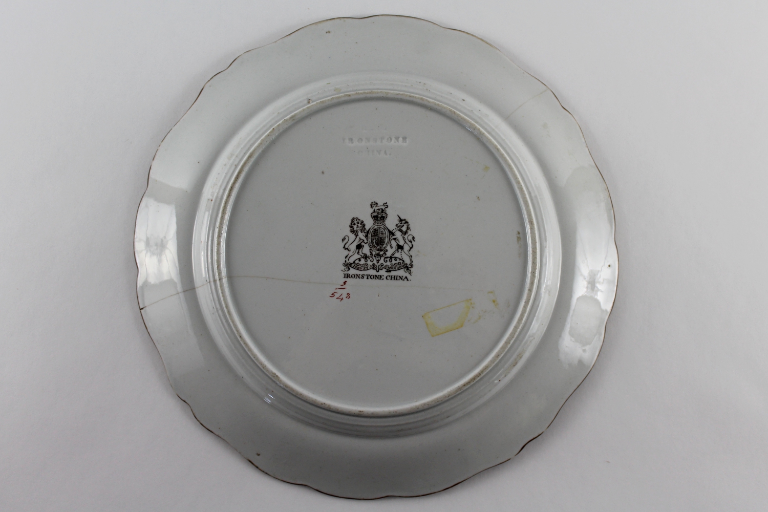 Antique Ashworth Ironstone Plate