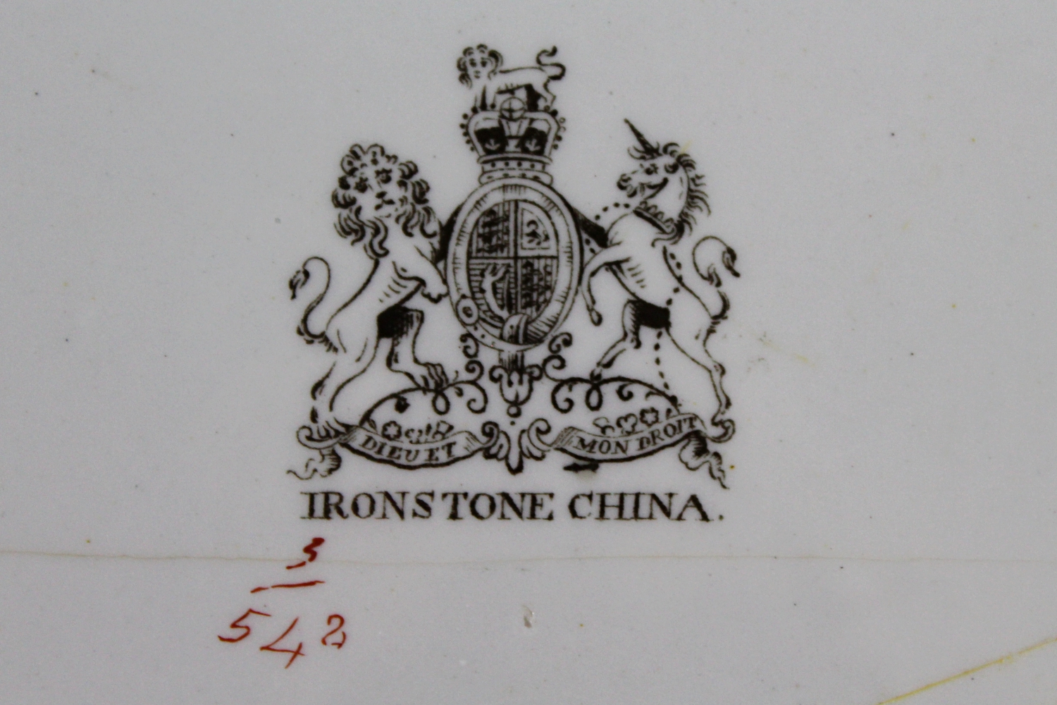 Antique Ashworth Ironstone Plate