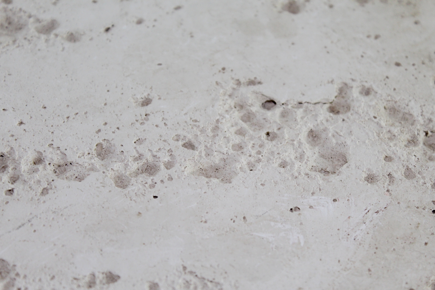 Faux Limestone and Acrylic Accent Table