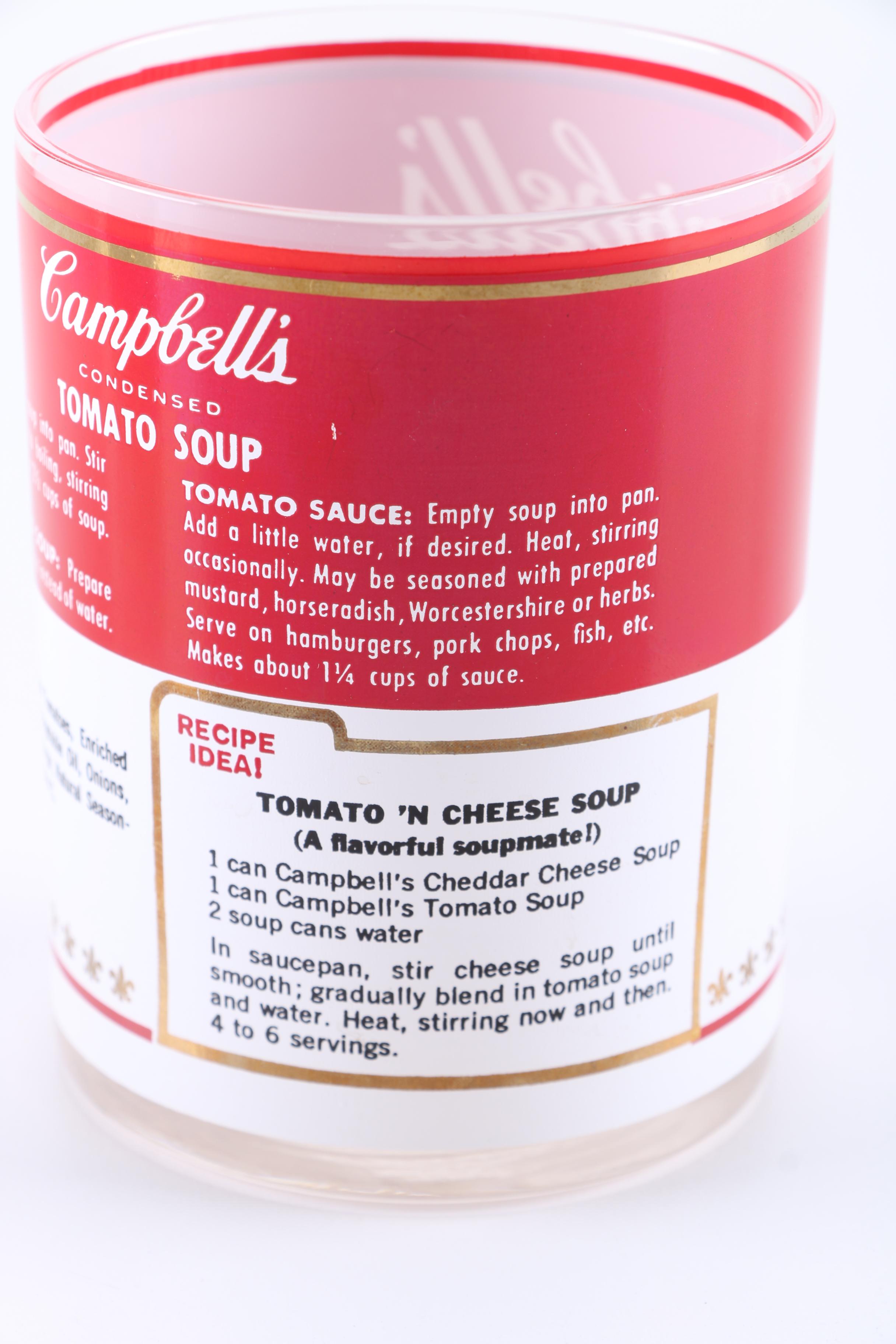 Vintage Campbell's Soup Drinking Glasses