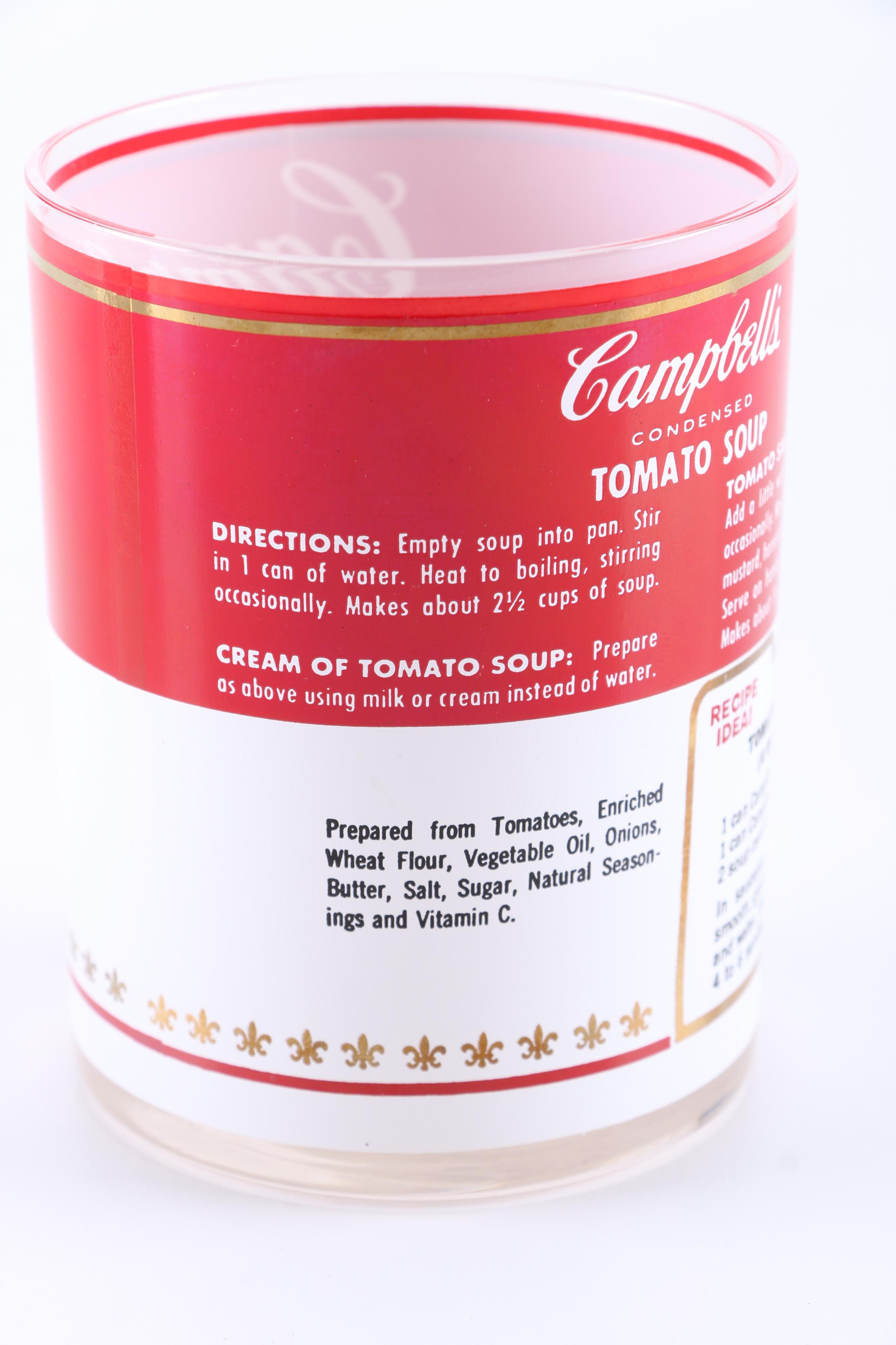 Vintage Campbell's Soup Drinking Glasses