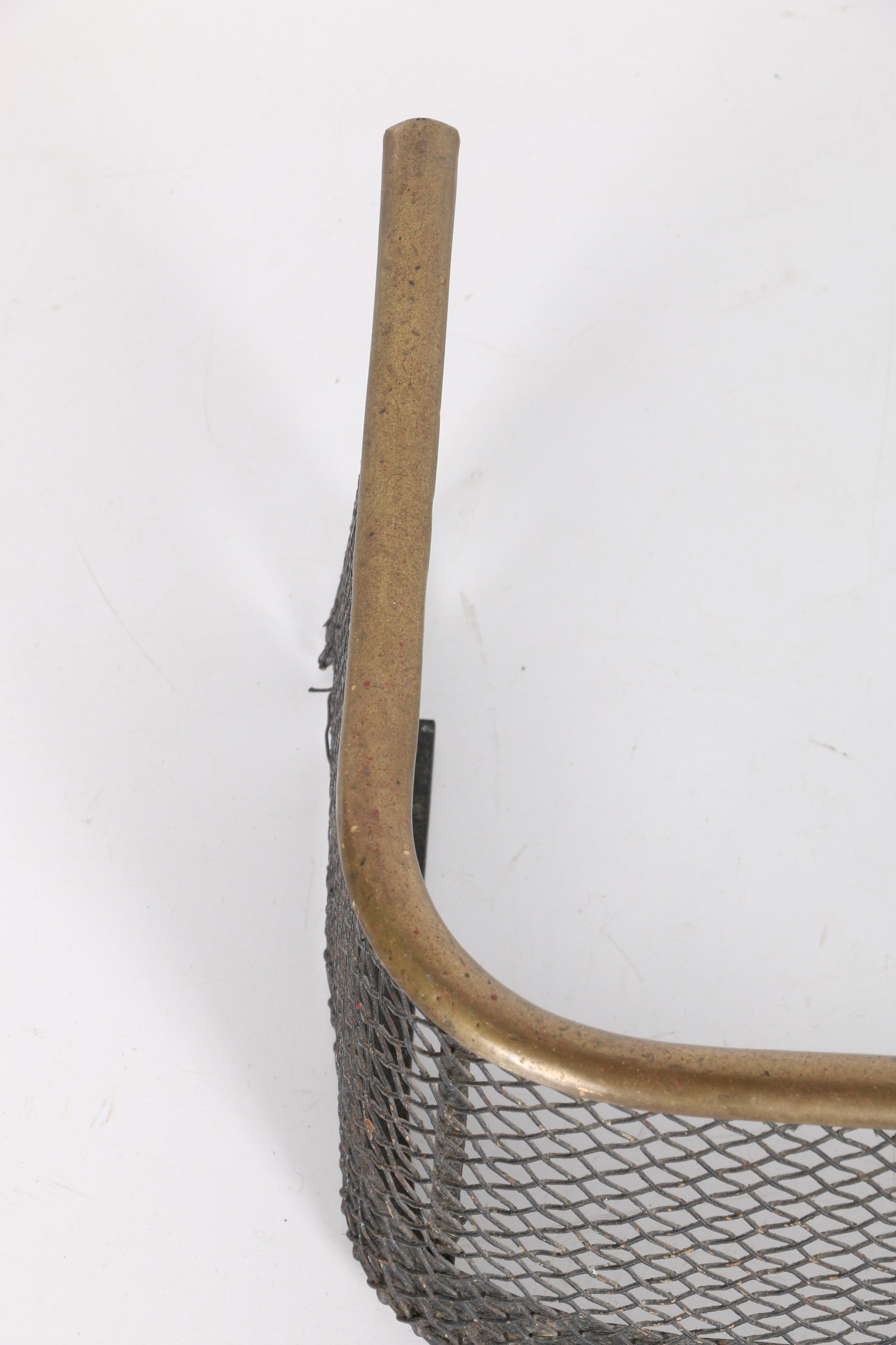 Brass Tone Fireplace Fender