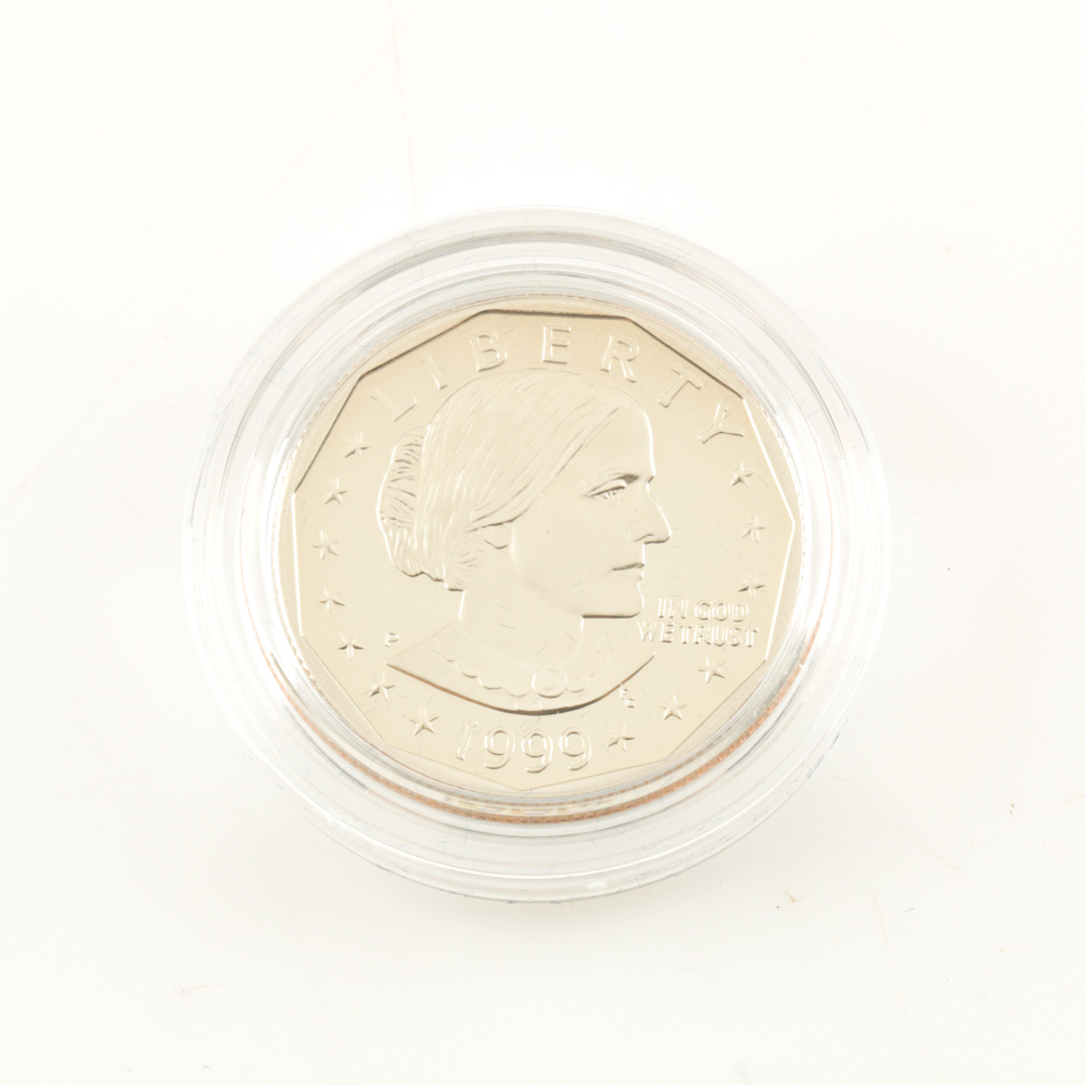 1999 Susan B. Anthony Proof Dollar Coin