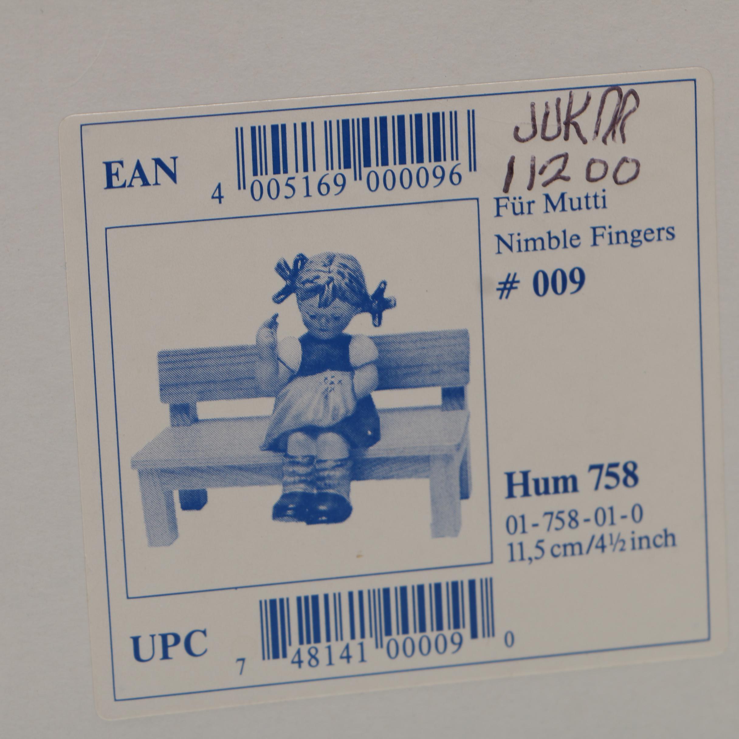 Hummel "Nimble Fingers" Figurine