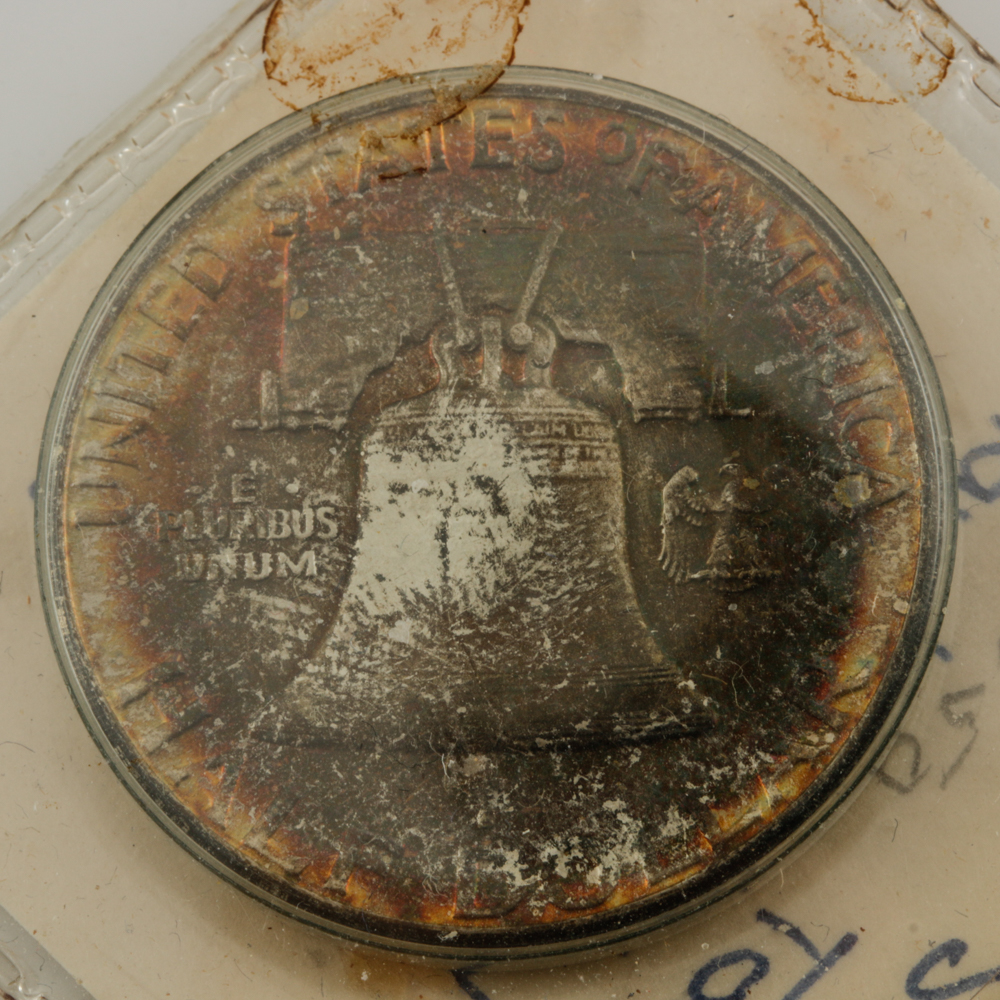 1956, 1962-D, 1963 Franklin Half Dollar