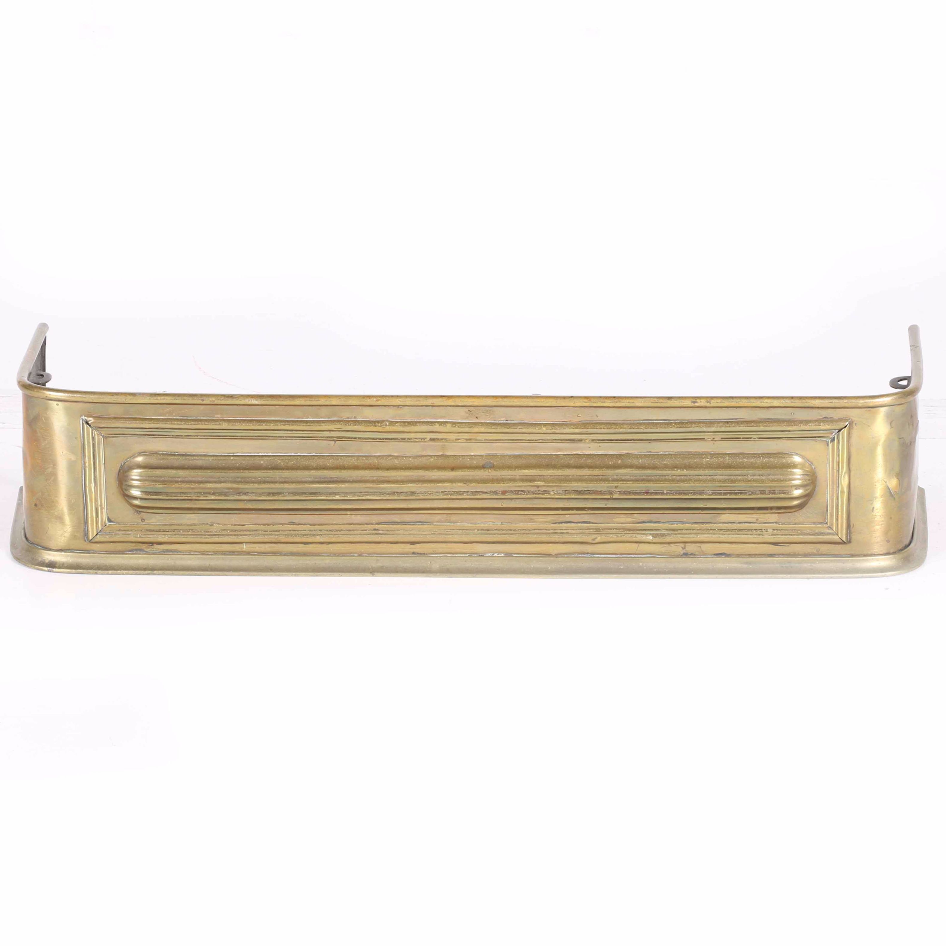 Victorian Brass Fire Fender