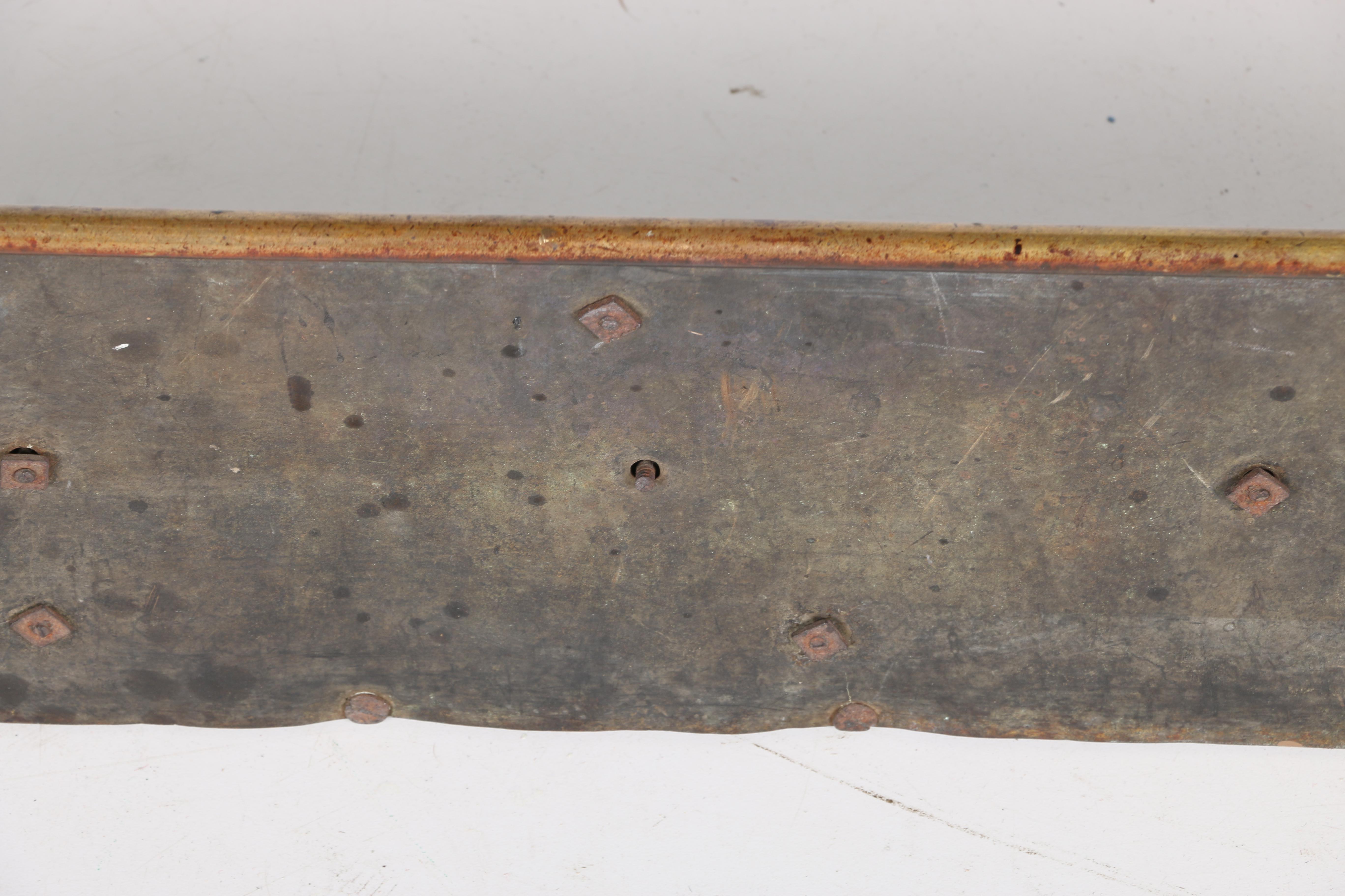 Victorian Brass Fire Fender