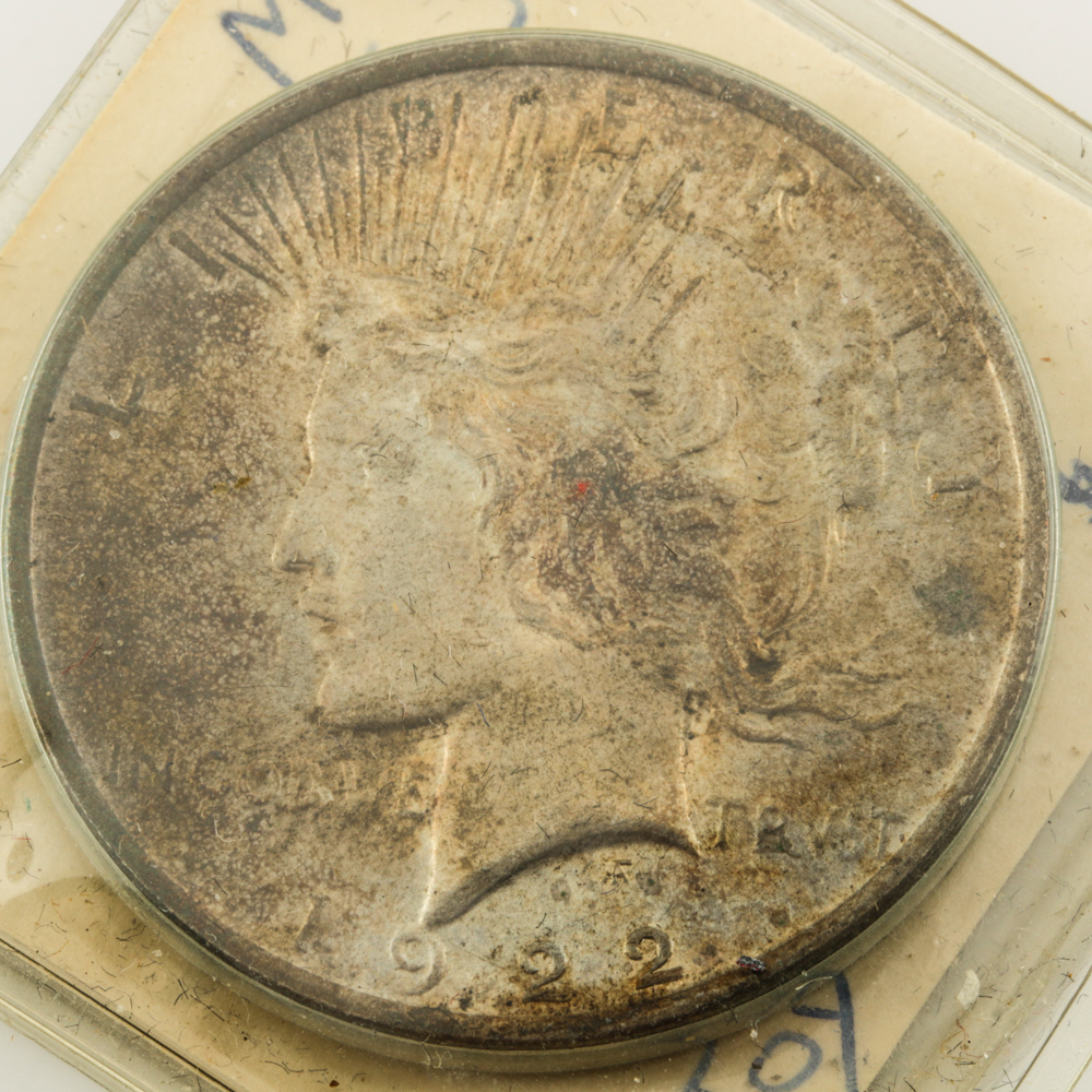 1922 and 1924 Peace Dollars