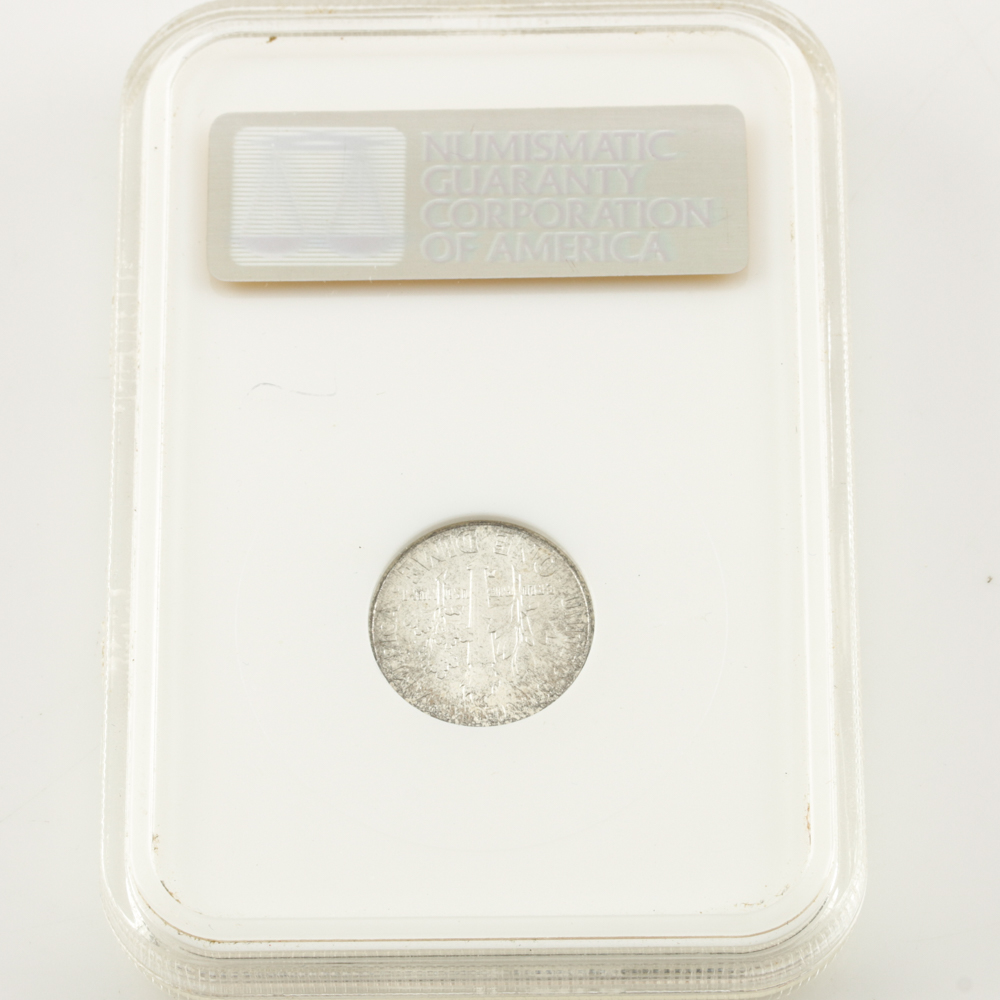 Encapsulated 1959 D Roosevelt Silver Dime