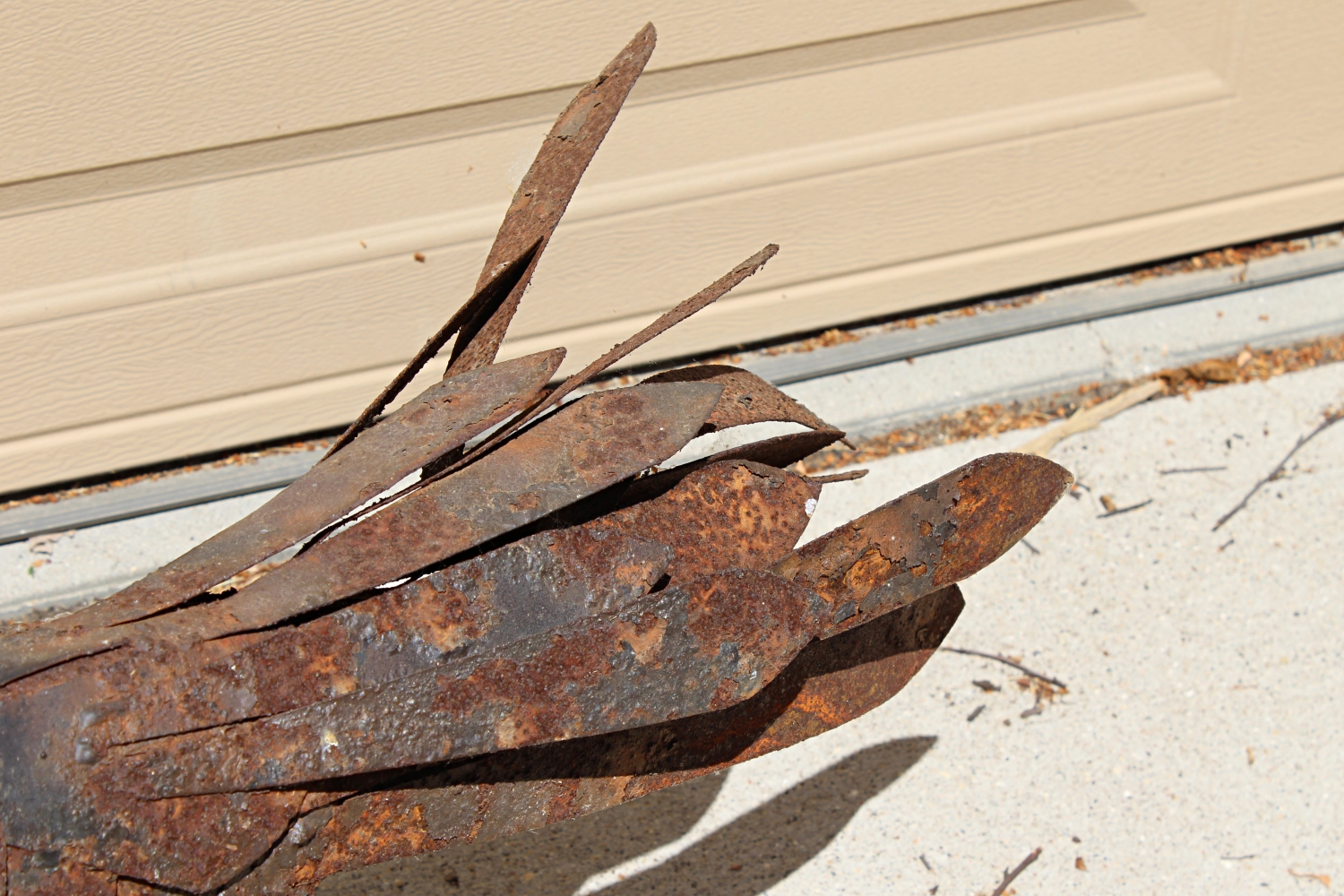 Peacock and Peahen Metal Sculptures
