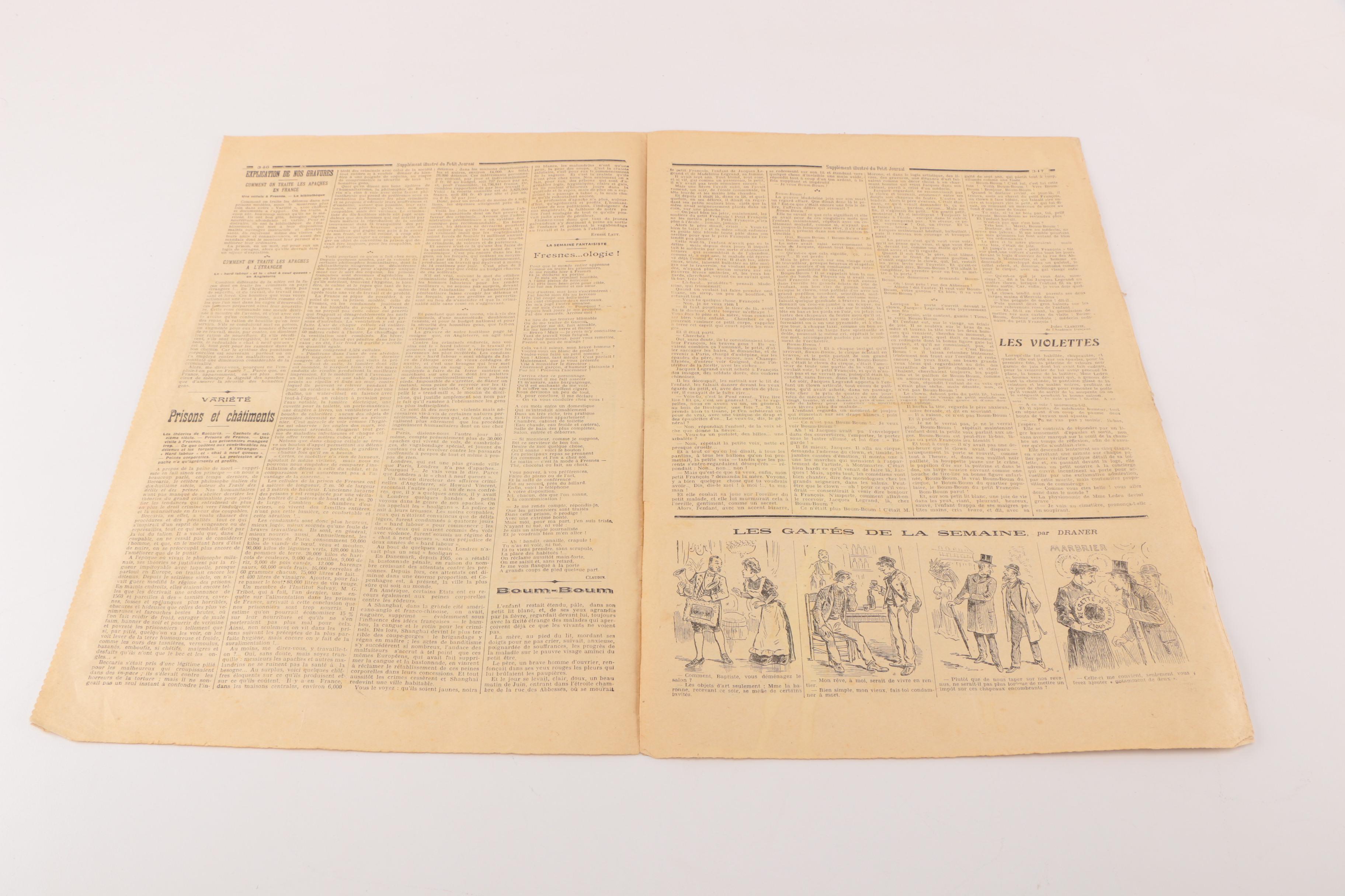 November 3, 1907 Issue of "Le Petit Journal"