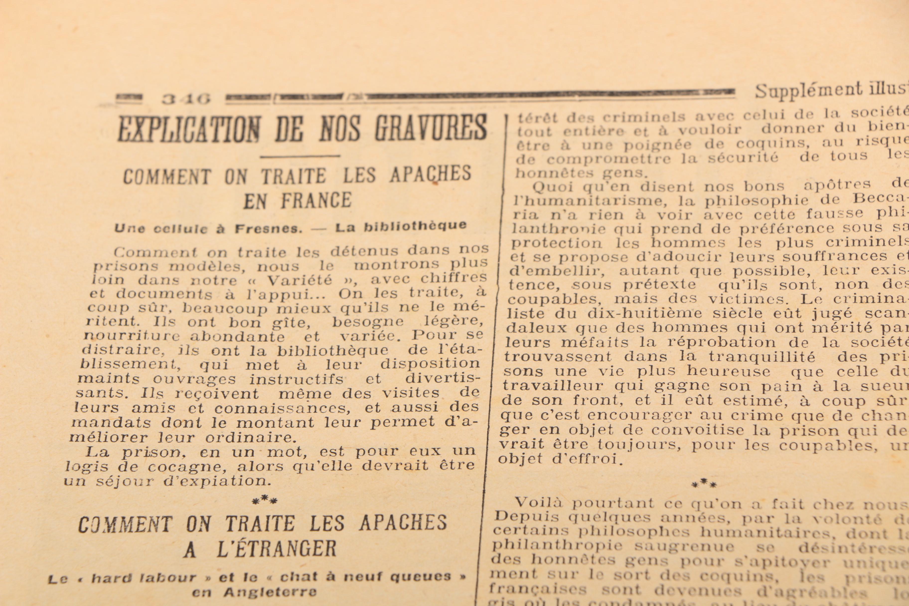 November 3, 1907 Issue of "Le Petit Journal"