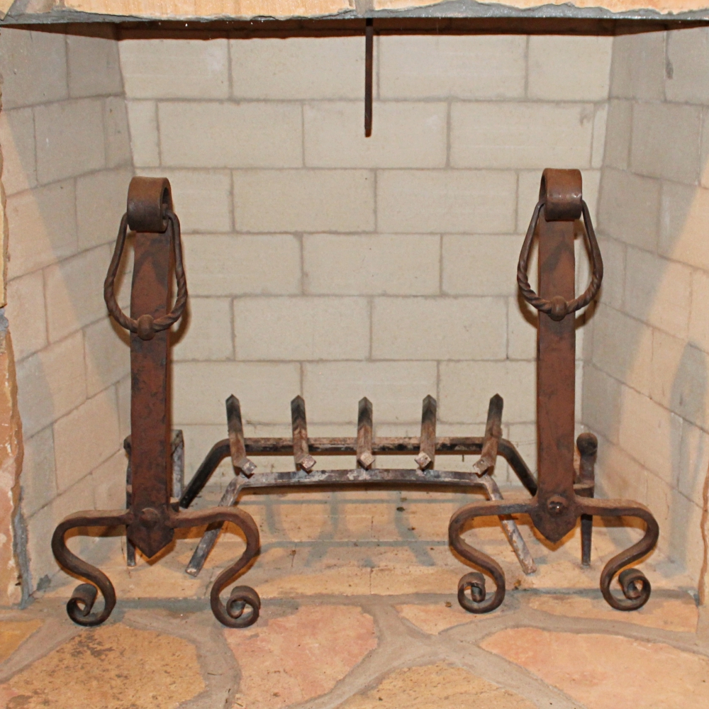 Rustic Andirons