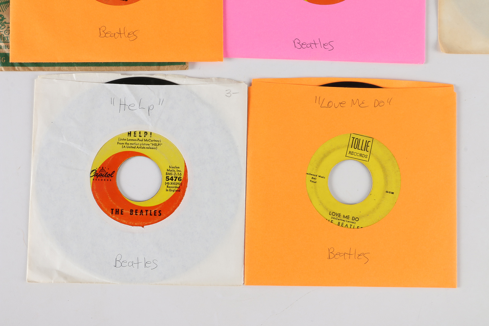 20 Beatles 45 rpm Singles