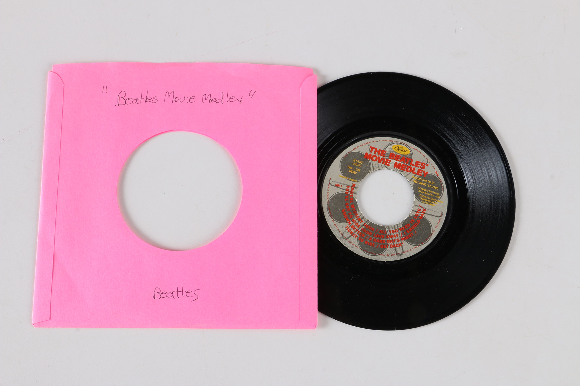 20 Beatles 45 rpm Singles