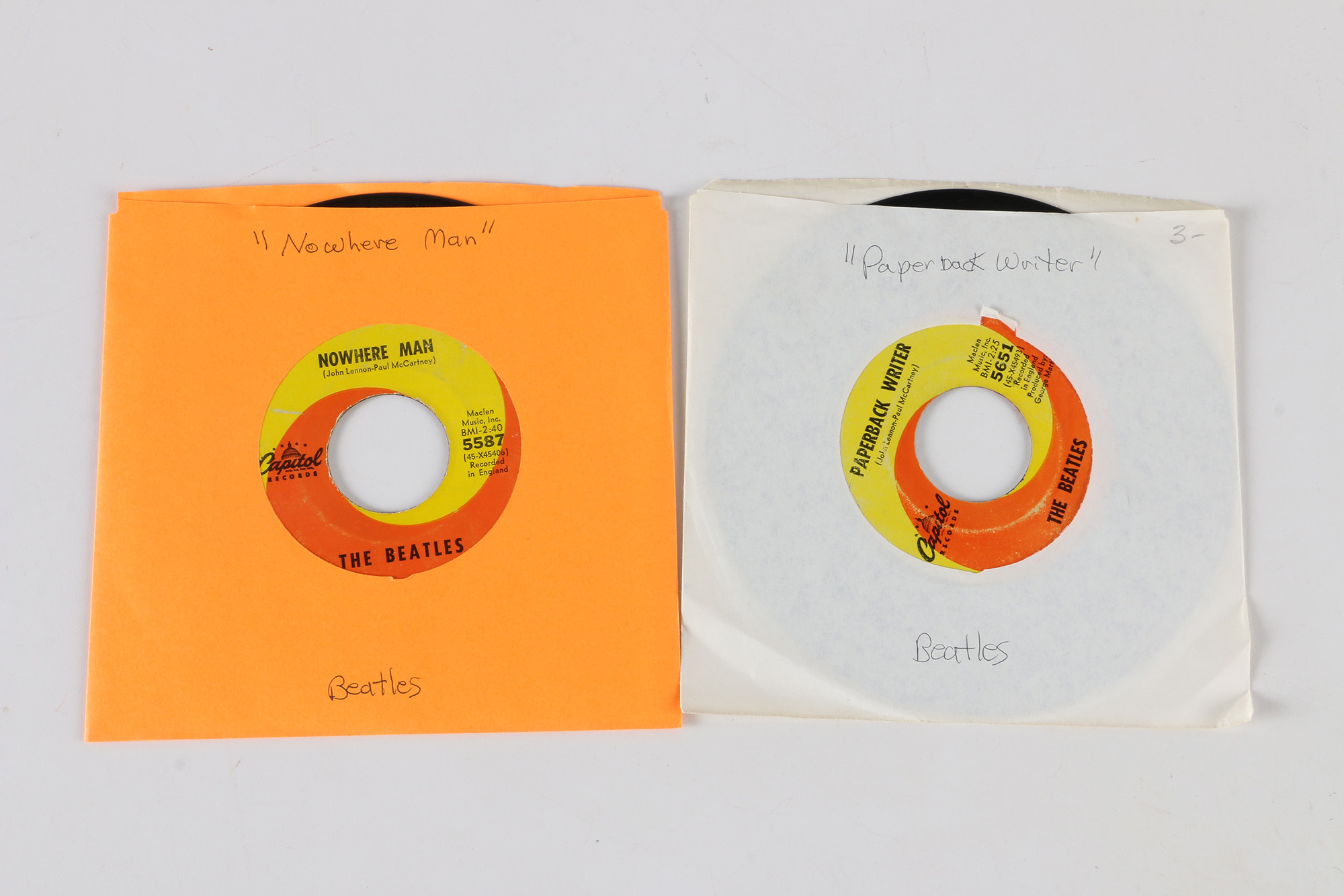 20 Beatles 45 rpm Singles