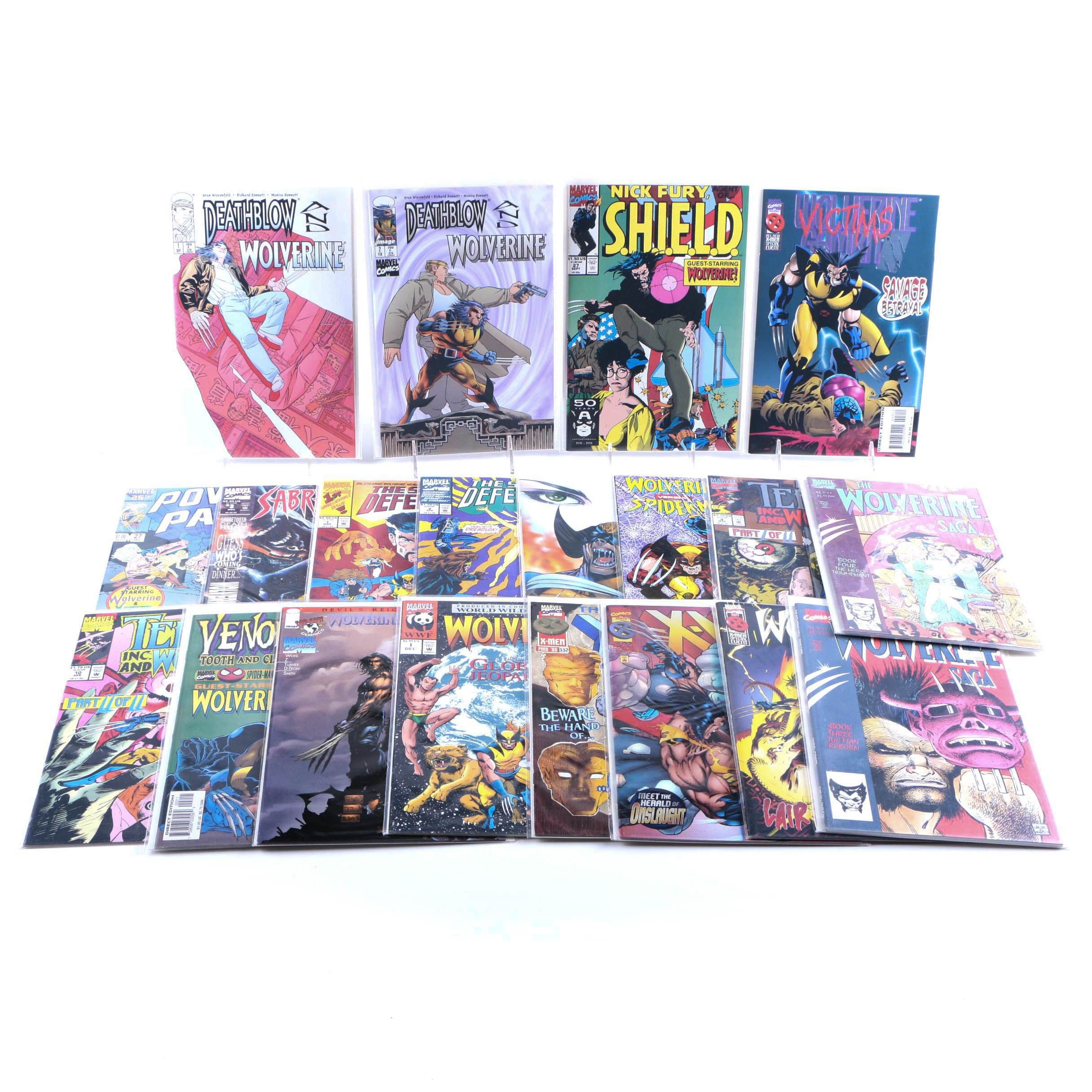 Assorted Modern Age Comics featuring Wolverine