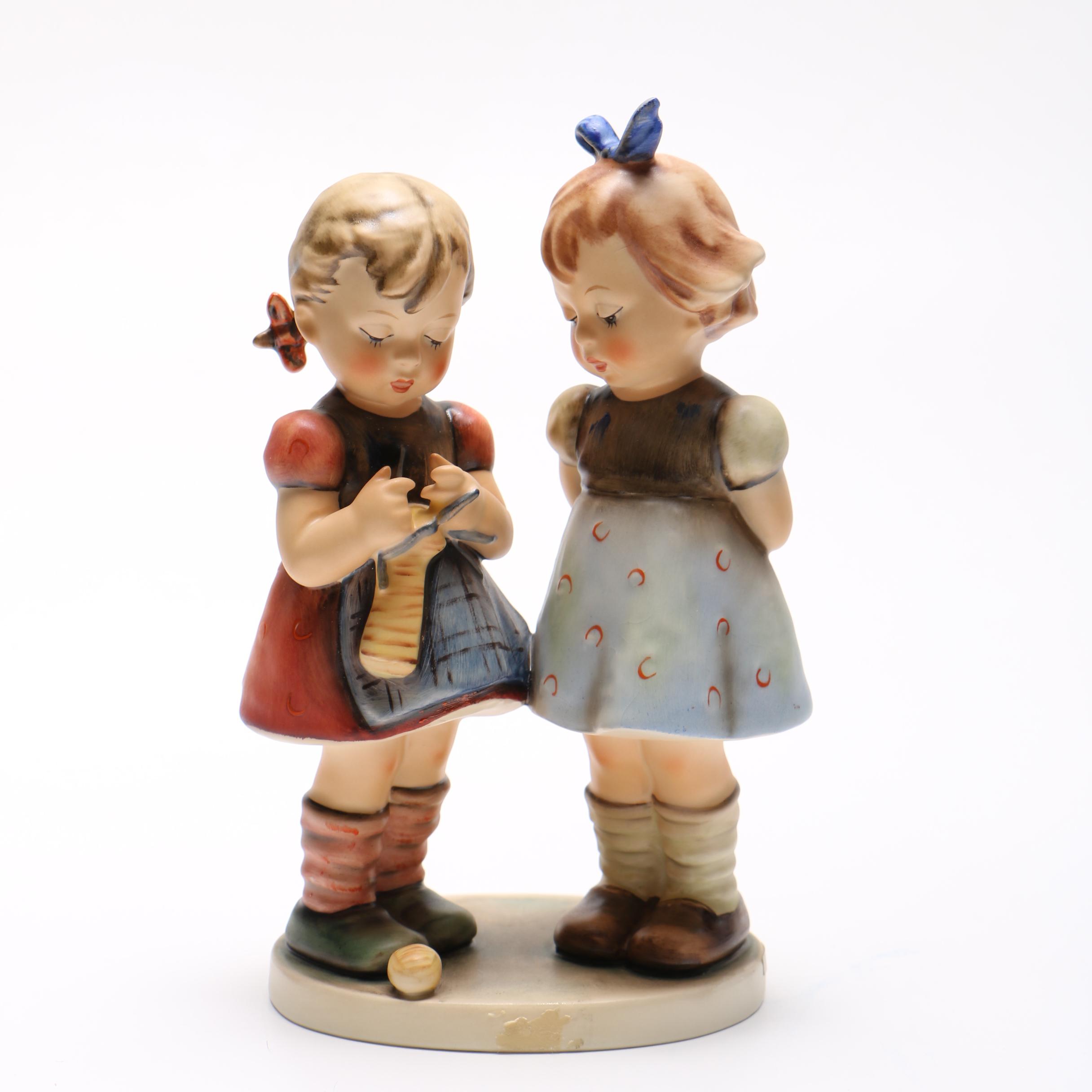Hummel "Knitting Lesson" Figurine