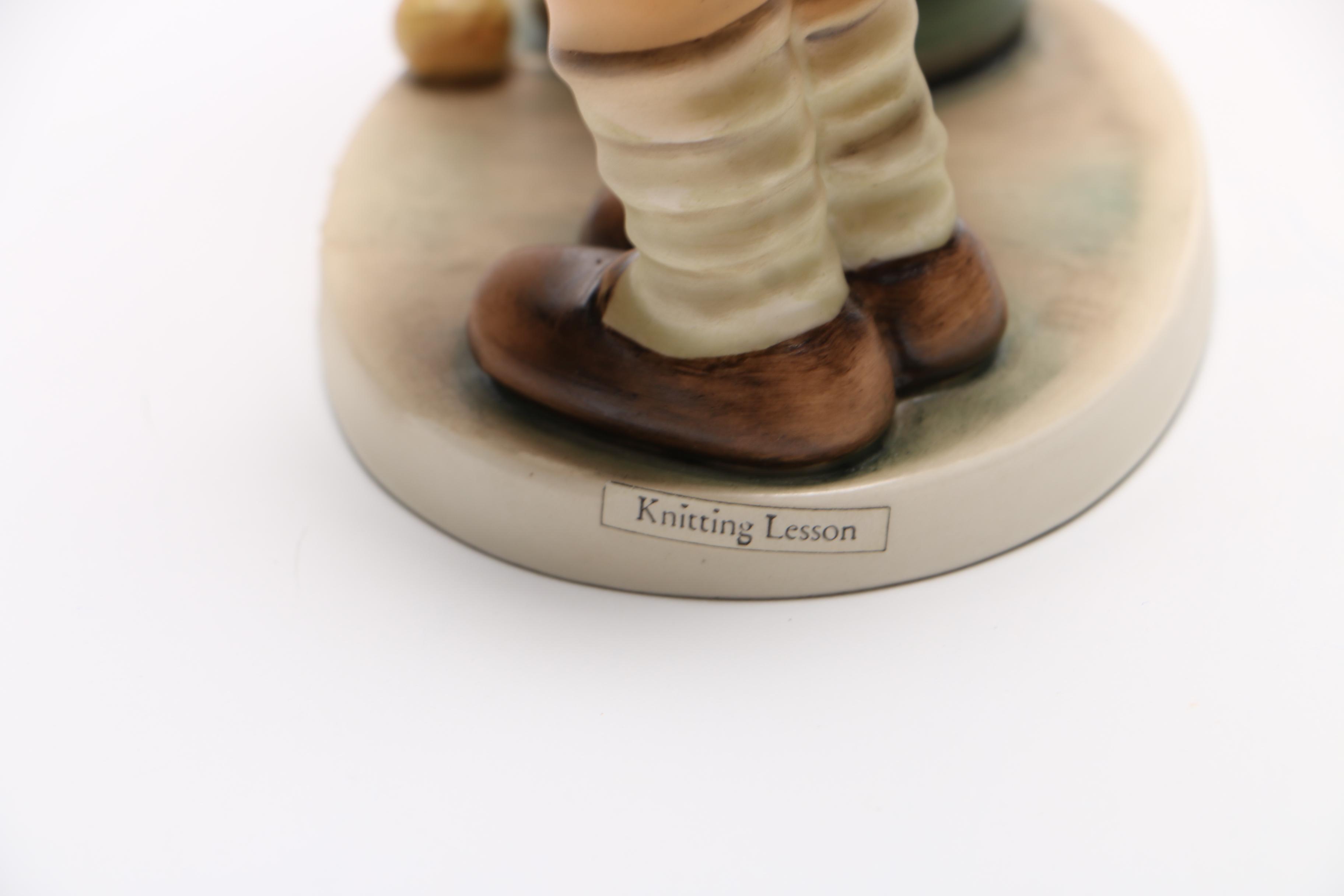 Hummel "Knitting Lesson" Figurine