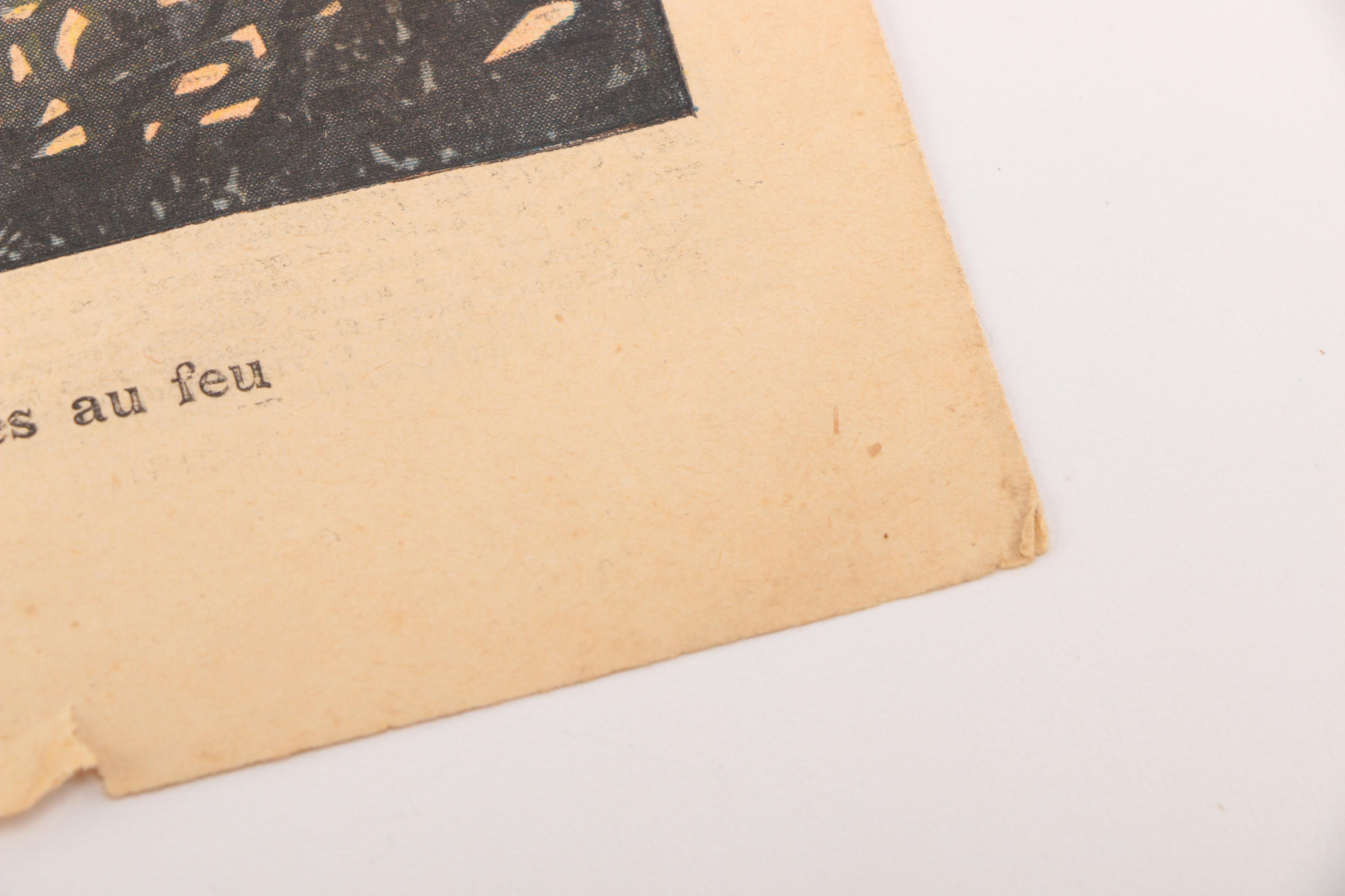 "Le Petit Journal" 1907 Page "Un Duel Terrifiant-- Deux ouvriers forgerons se battent a coups de barres de fer rougies au feu"