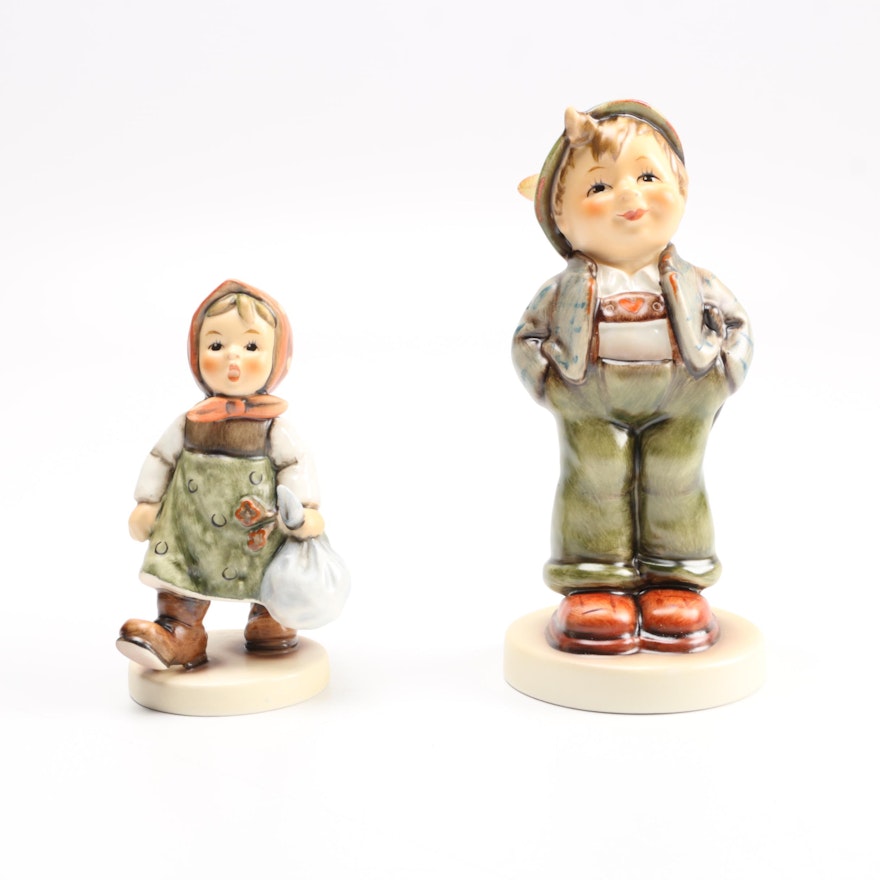 Hummel Figurines Exclusive Edition "Hello World" and "Grandma's Girl"