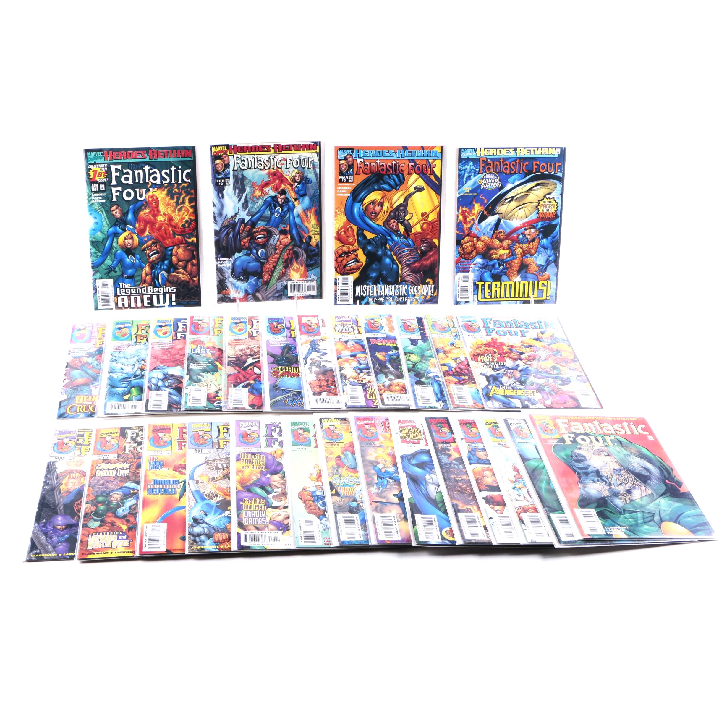 "Fantastic Four" Series 3 issues 1-30