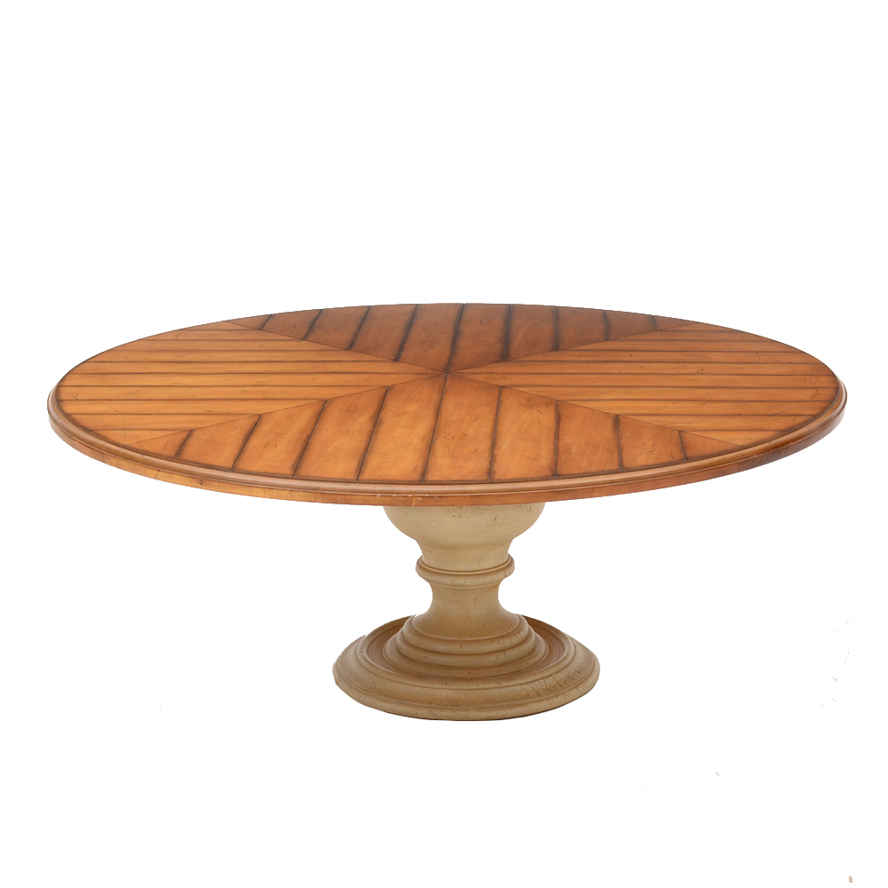 Large Pedestal Dining Table