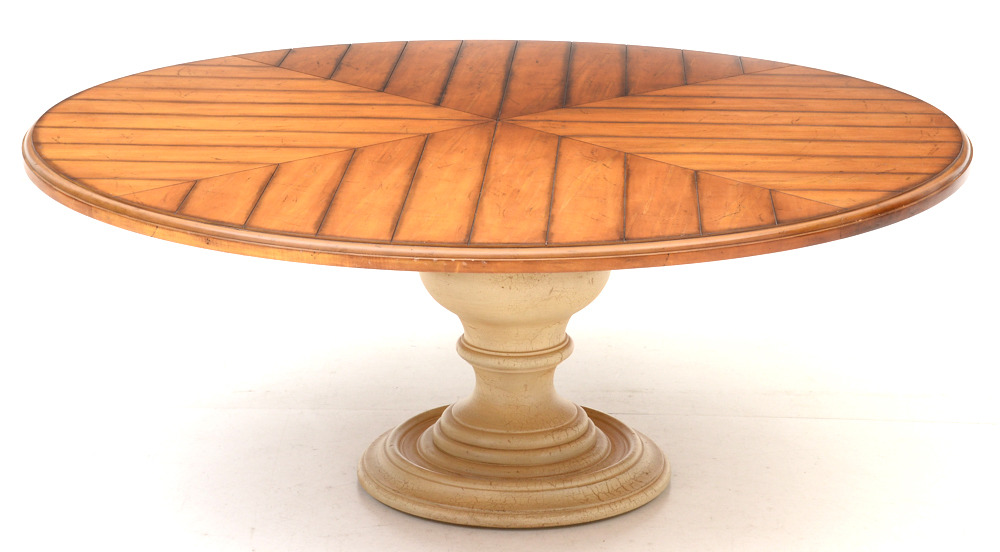 Large Pedestal Dining Table