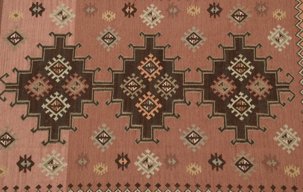 Pottery Barn "Terra Kilim" Wool Blend Rug