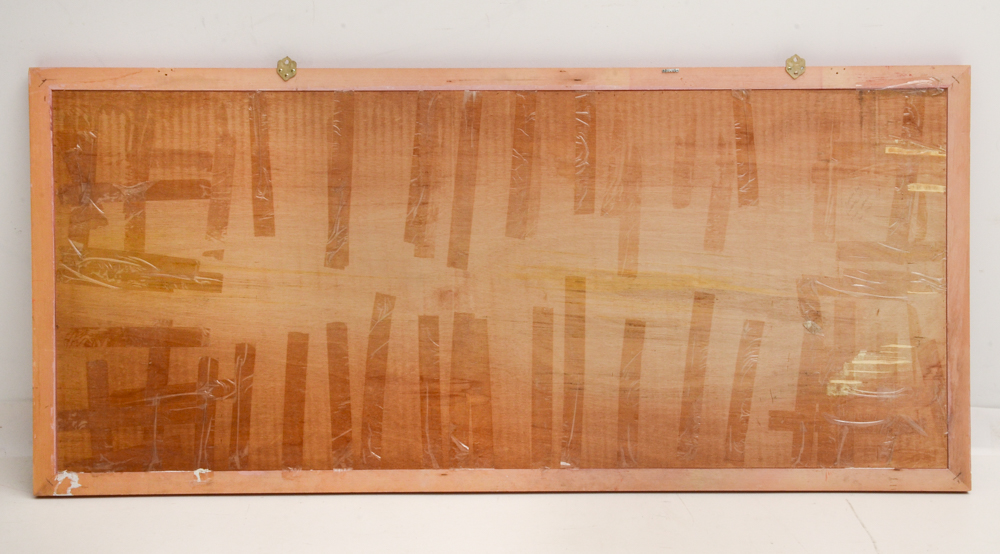 Large-Scale Contemporary Chinese Cast Plaster Relief Wall Hanging