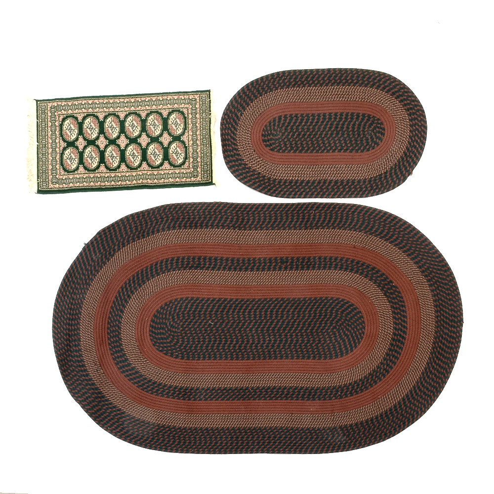 Synthetic Fiber Braided Area and Accent Rugs