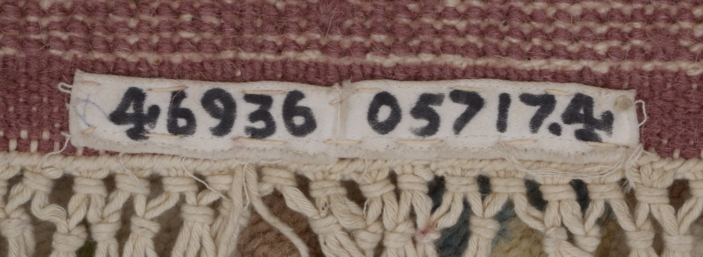 Indian Hand-Knotted Carved "Dilkusha" Wool Area Rug