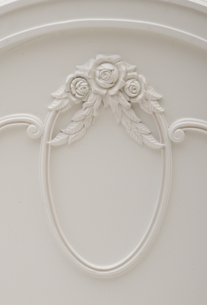 Stanley "Isabella" Full Bed Frame and Nightstand in White