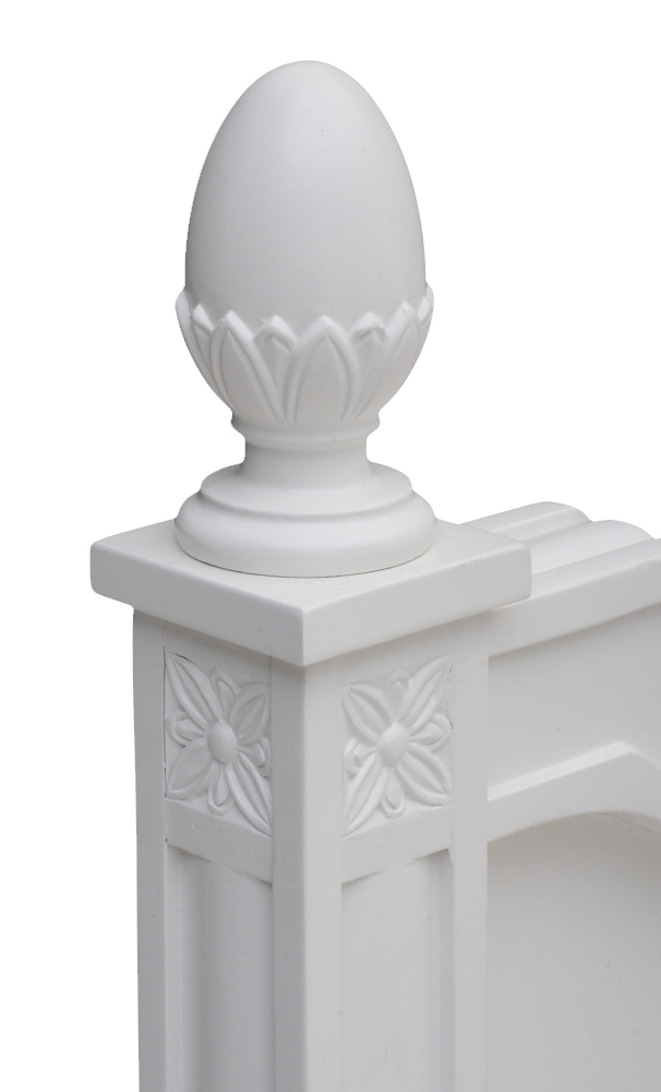 Stanley "Isabella" Full Bed Frame and Nightstand in White